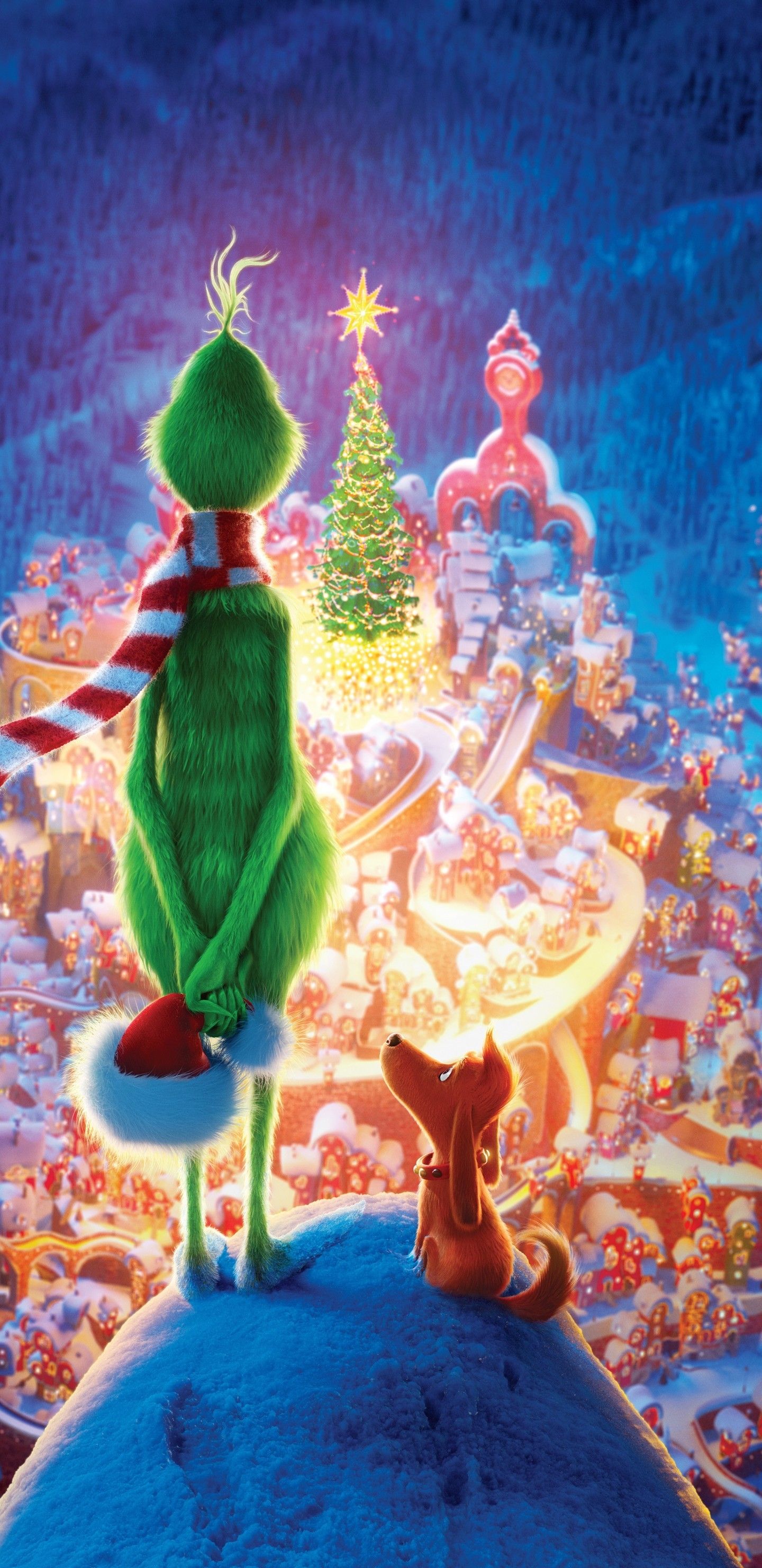 Download 1440x2960 The Grinch, Animation, Christmas Wallpaper for Samsung Galaxy S Note S S8+, Google Pixel 3 XL