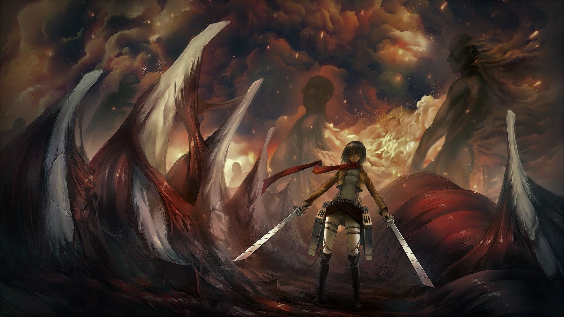 Shingeki No Kyojin Wallpaper On Titan Wallpaper & Background Download