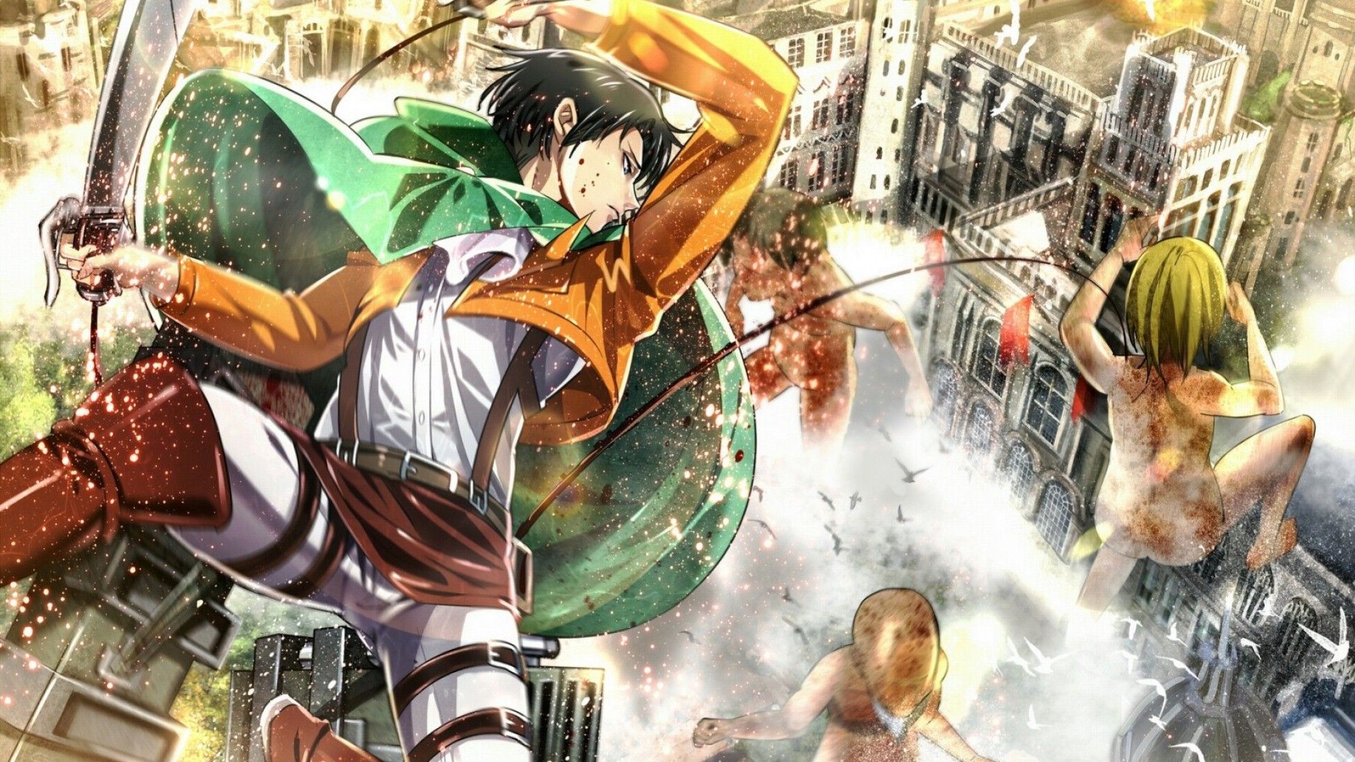 Shingeki No Kyojin, Levi Ackerman Wallpaper HD / Desktop and Mobile Background