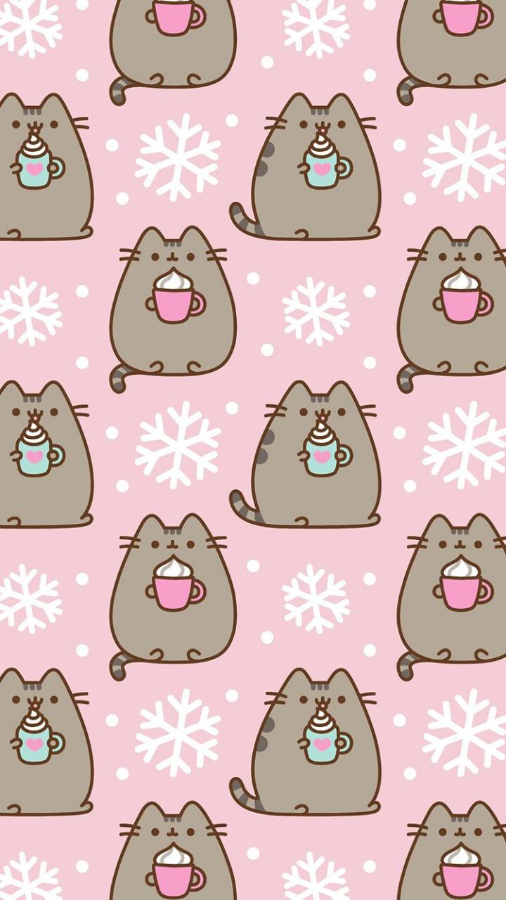 Pusheen Winter Wallpapers - Wallpaper Cave