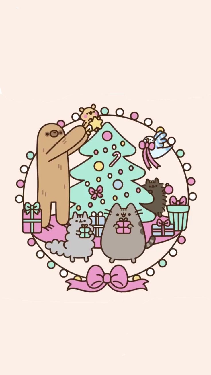 pusheen winter wallpaper!! iPhone X Wallpaper 50947039520201957 X Wallpaper HD