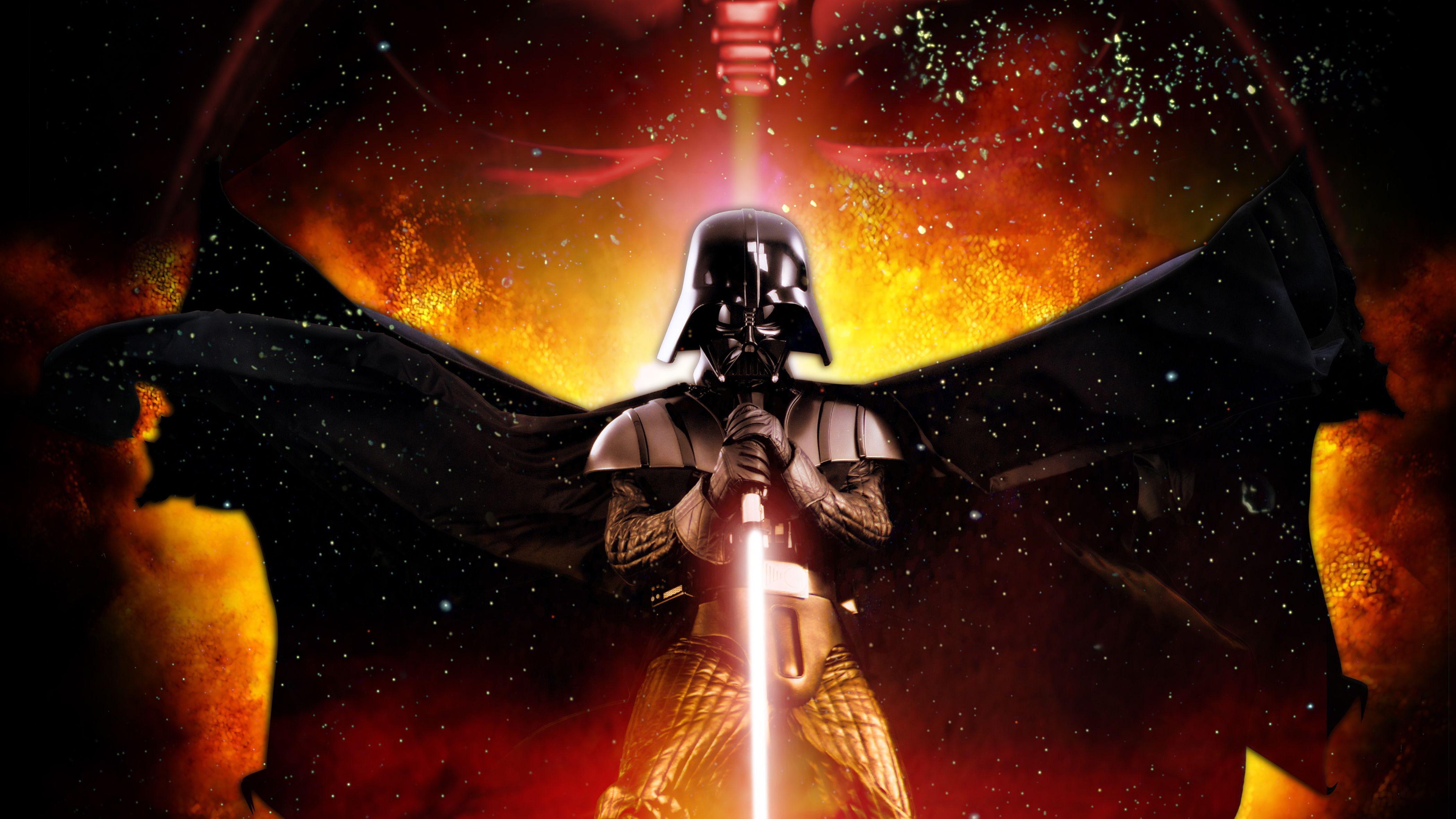 Darth Vader with Lightsaber Wallpaper, HD Movies 4K Wallpaper, Image, Photo and Background