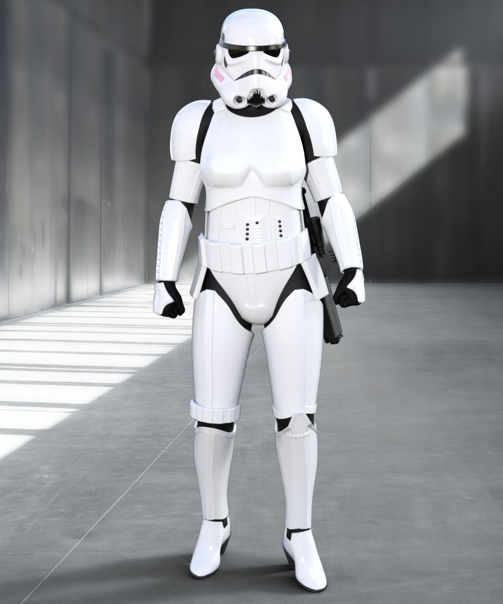 Stormtrooper Outfit for Genesis 8 Female