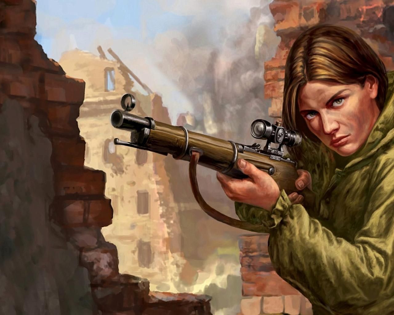 Download wallpaper: girl sniper photo, girl sniper, download photo, wallpaper for desktop. Female warrior art, Sniper, Sniper art