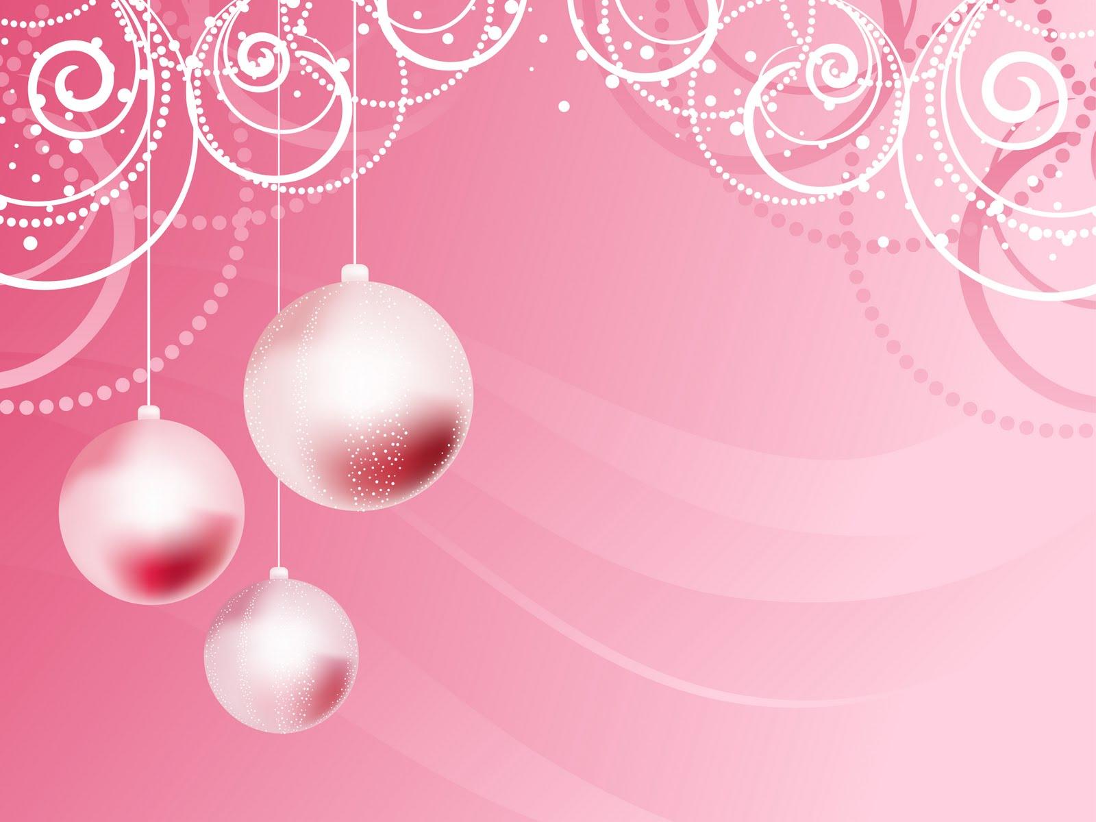 Pink Christmas Wallpaper Free Pink Christmas Background