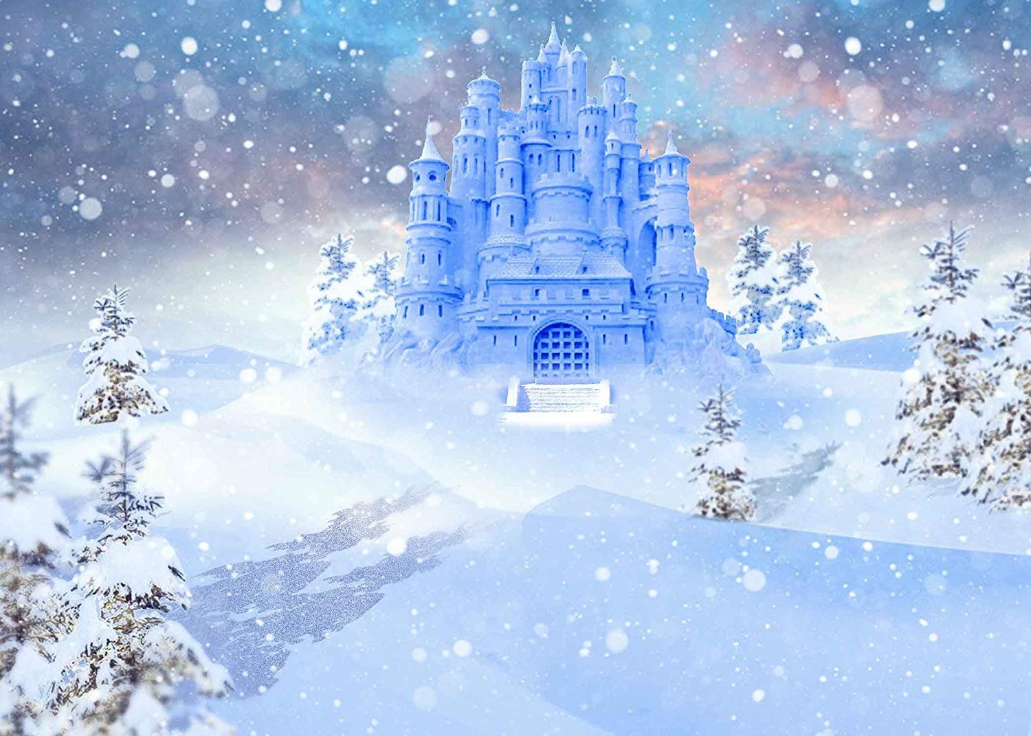 Frozen Castle Wallpaper 4k