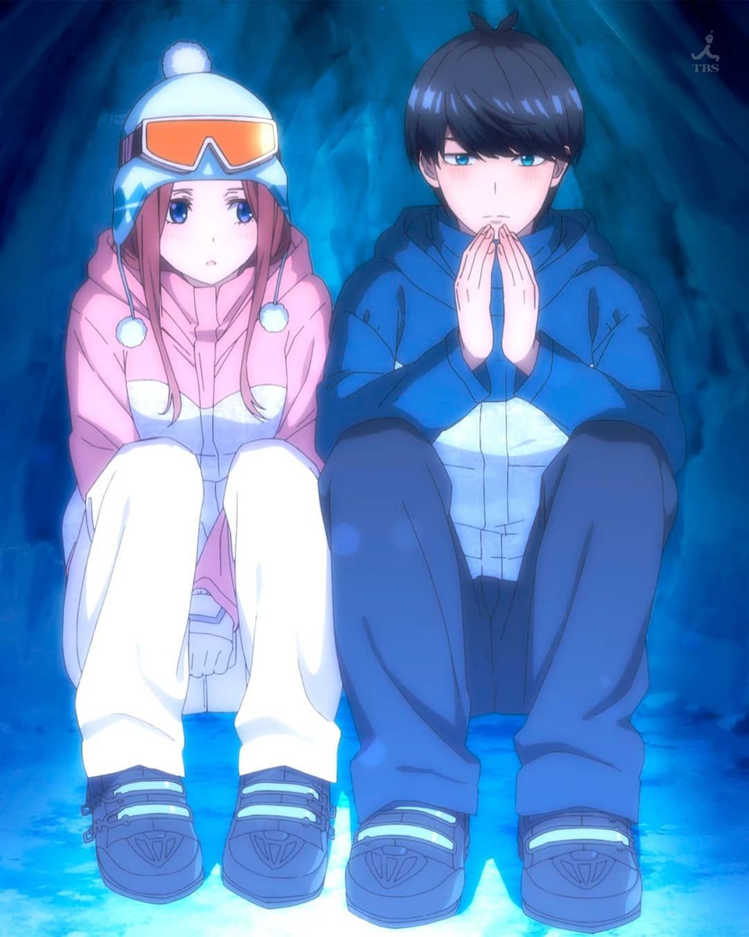 Gotoubun no Hanayome Miku y Fuutarou Uesugi [Ep 11]. Animasi, Gadis animasi, Pasangan animasi