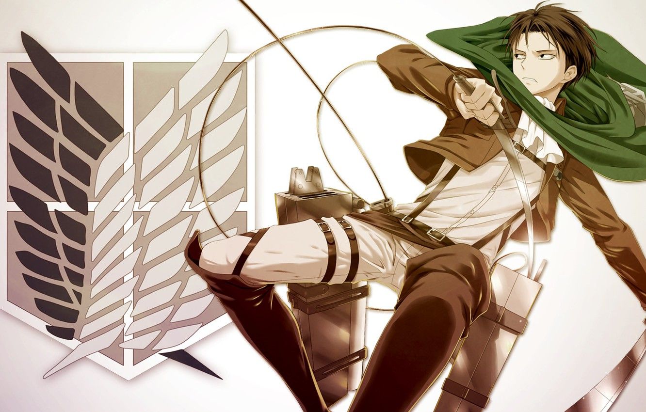 Wallpaper anime, Attack on Titan, Shingeki no Kyojin, Levi image for desktop, section сёнэн