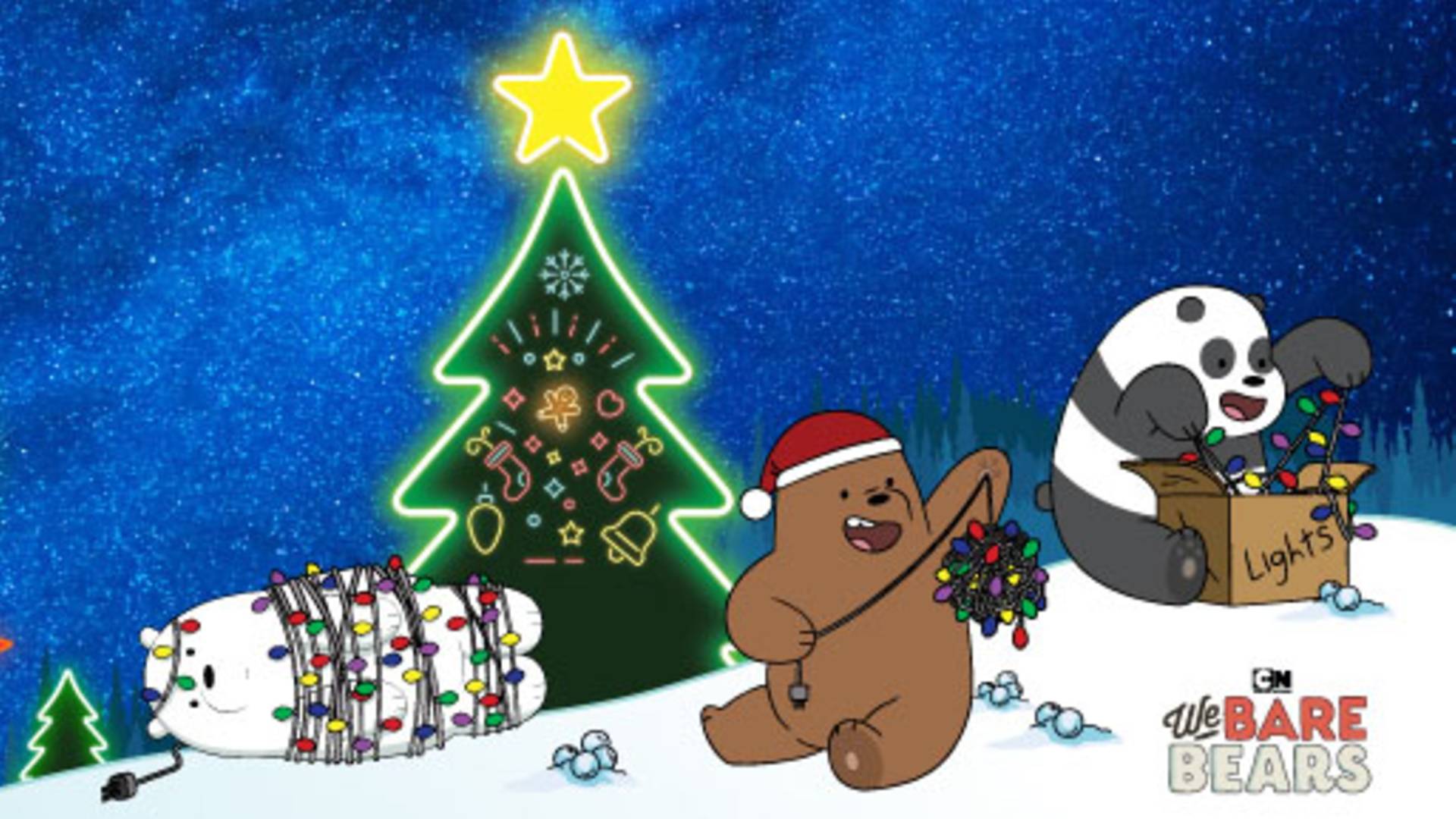 Christmas We Bare Bears Wallpapers - Wallpaper Cave