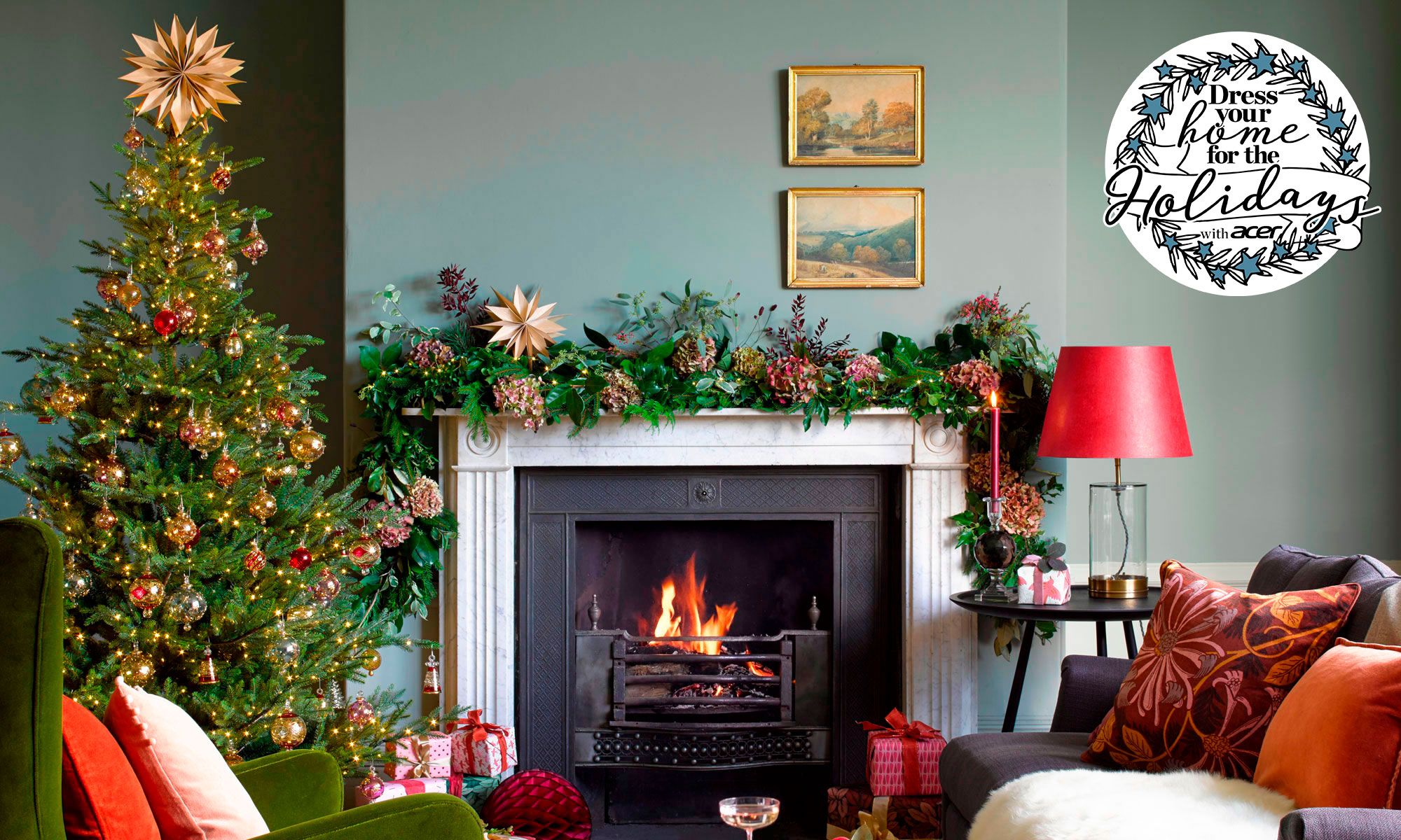 Christmas living room decorating ideas to get you in the festive spirit