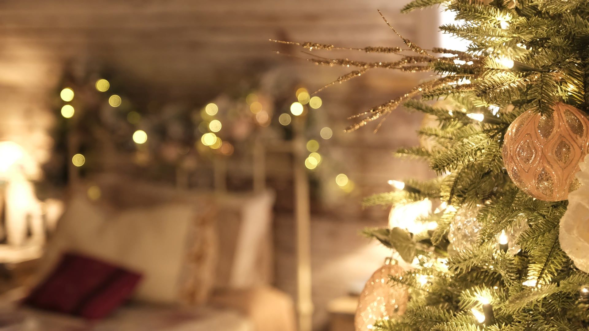 Cozy Christmas Lights Wallpapers Wallpaper Cave