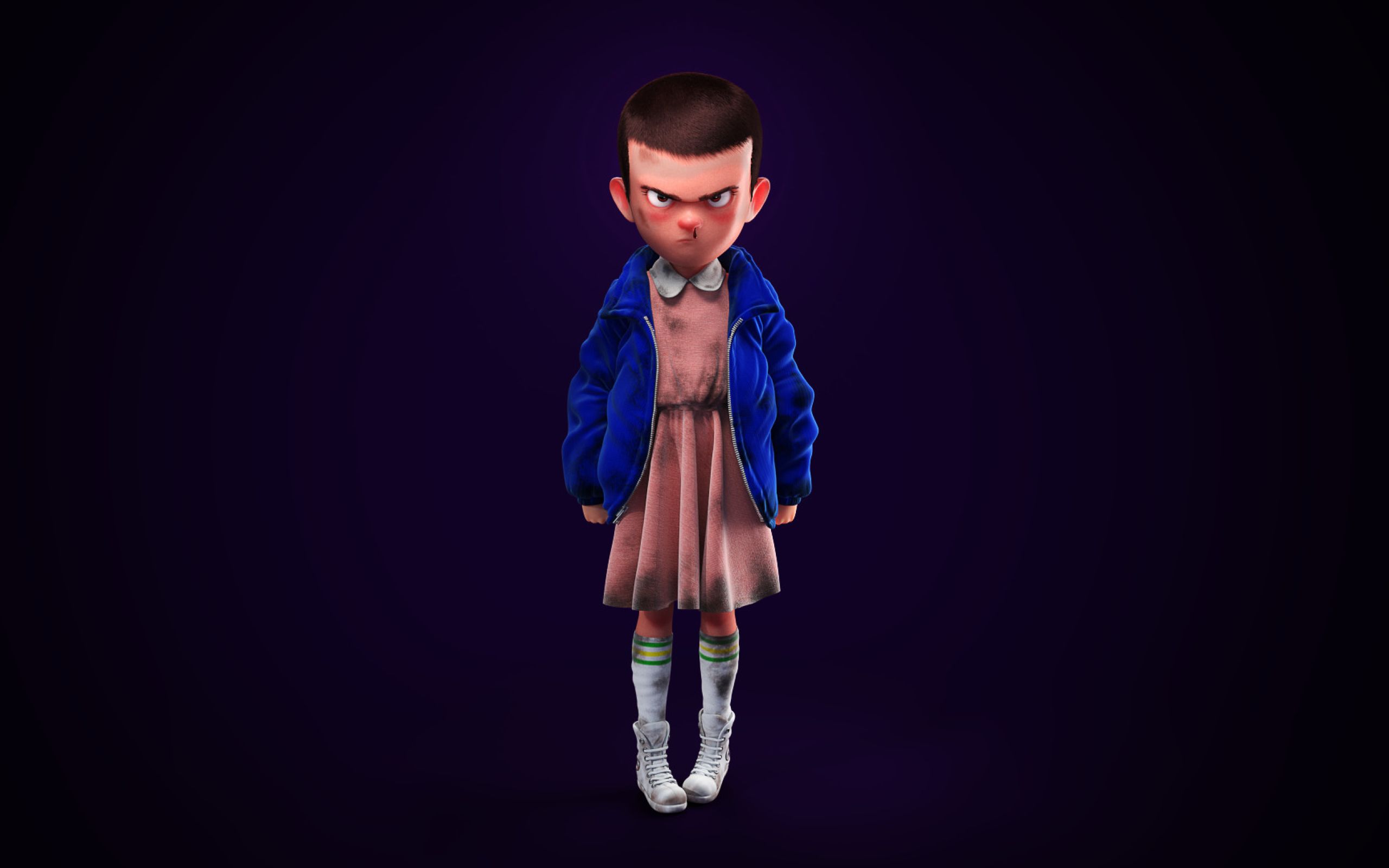 Eleven Stranger Things Art 2560x1600 Resolution Wallpaper, HD TV Series 4K Wallpaper, Image, Photo and Background