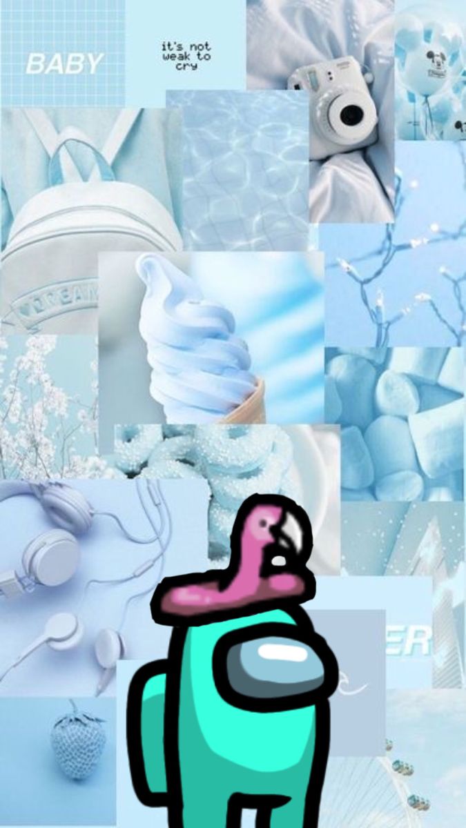 Blue And Green Among Us Wallpapers Wallpaper Cave