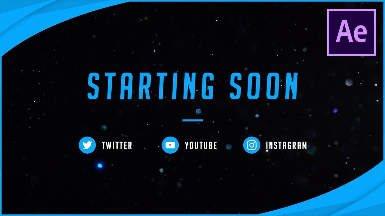 Aesthetic Starting Soon Screen