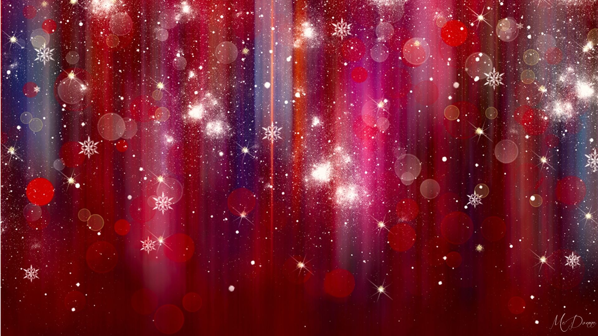 Glitter Christmas Wallpaper