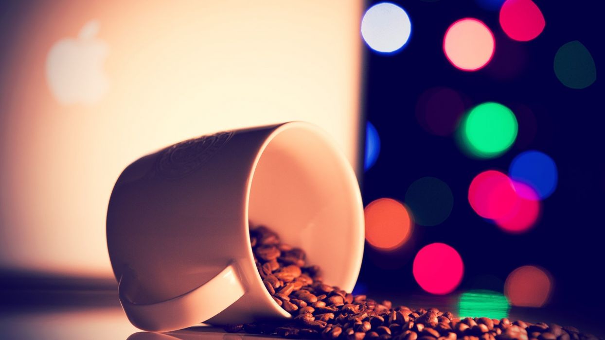 Mugs coffee beans coffee cups wallpaperx1080