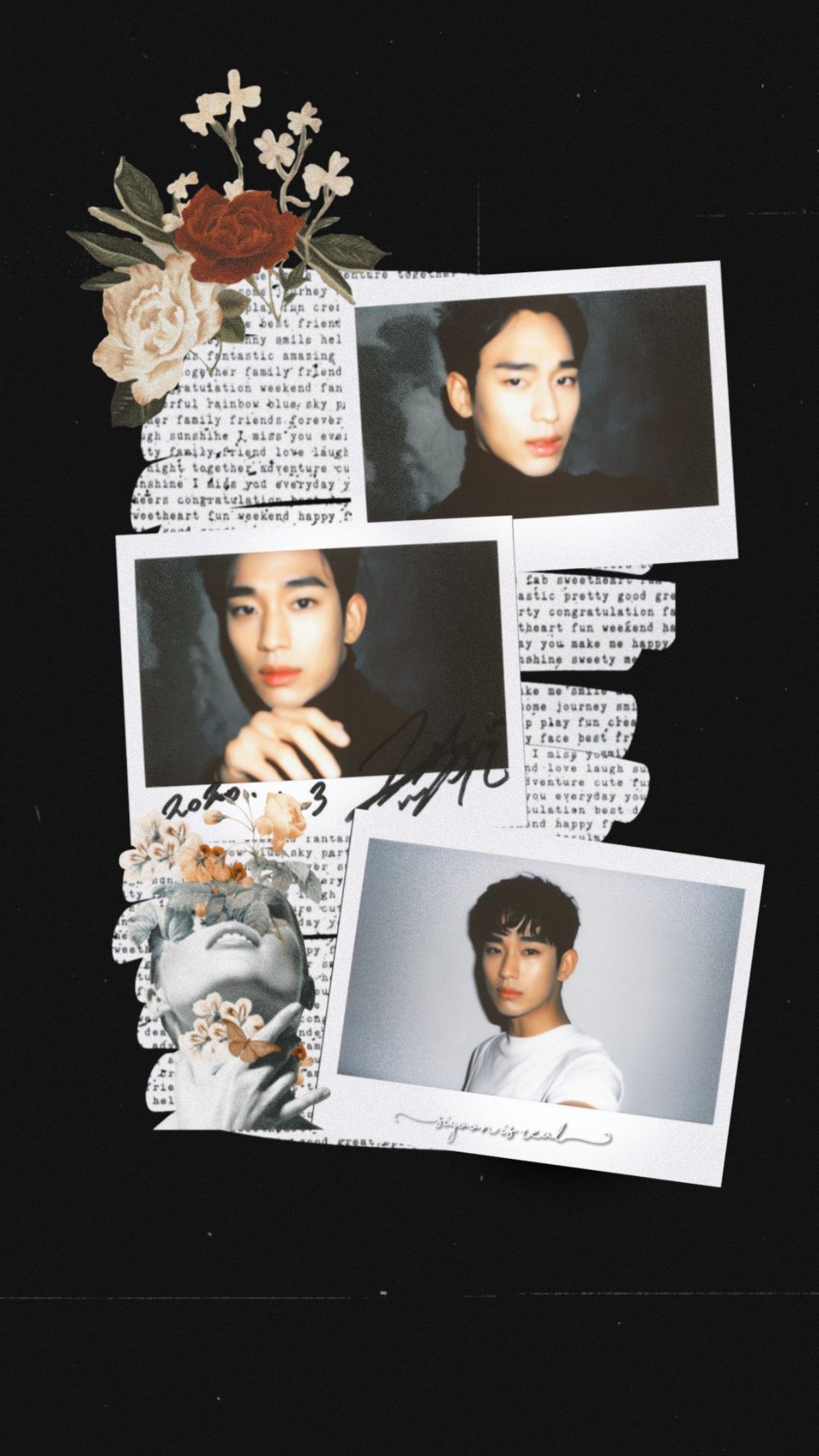 Wallpaper aesthetic soo hyun ❤️ di 2020. Kartu, Kartu lucu, Artis