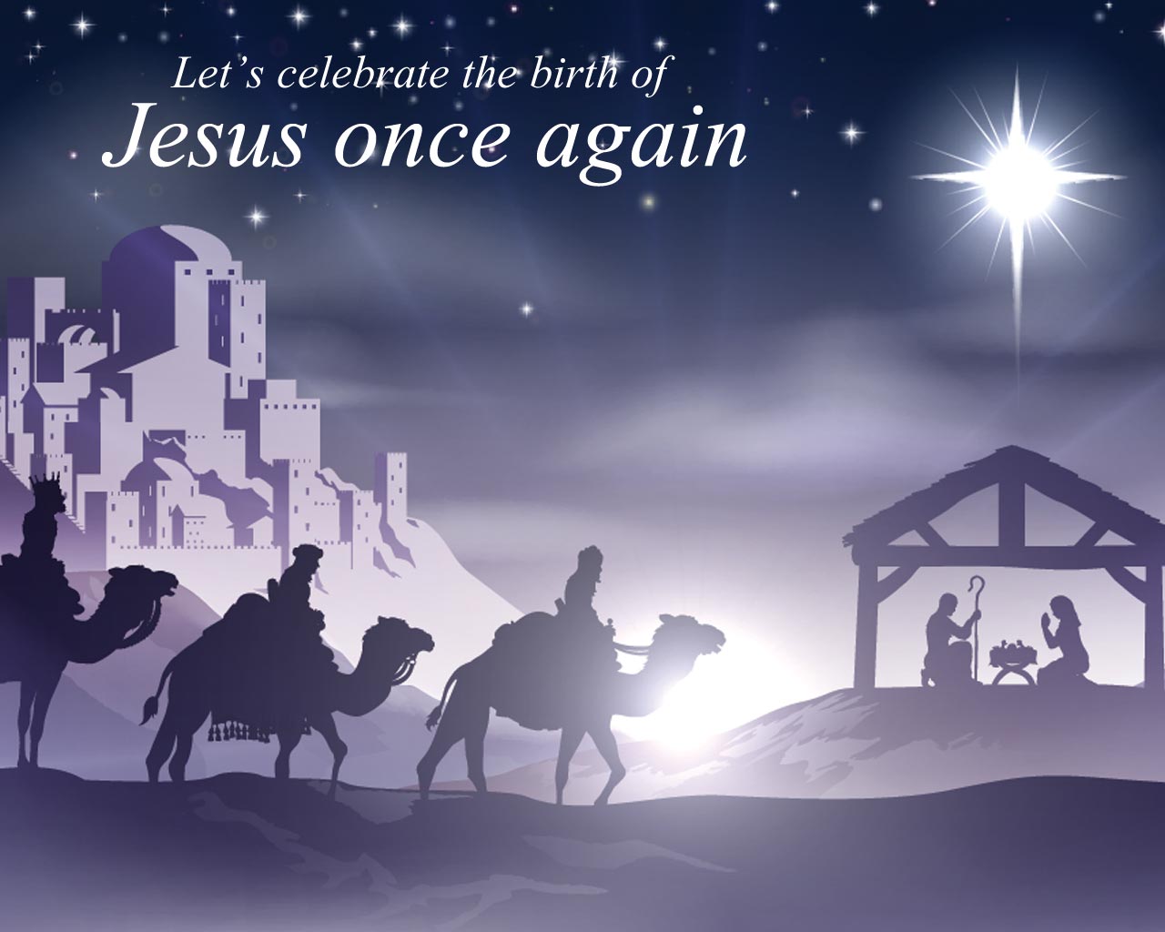 The Birth Of Jesus Christmas Wallpapers - Wallpaper Cave