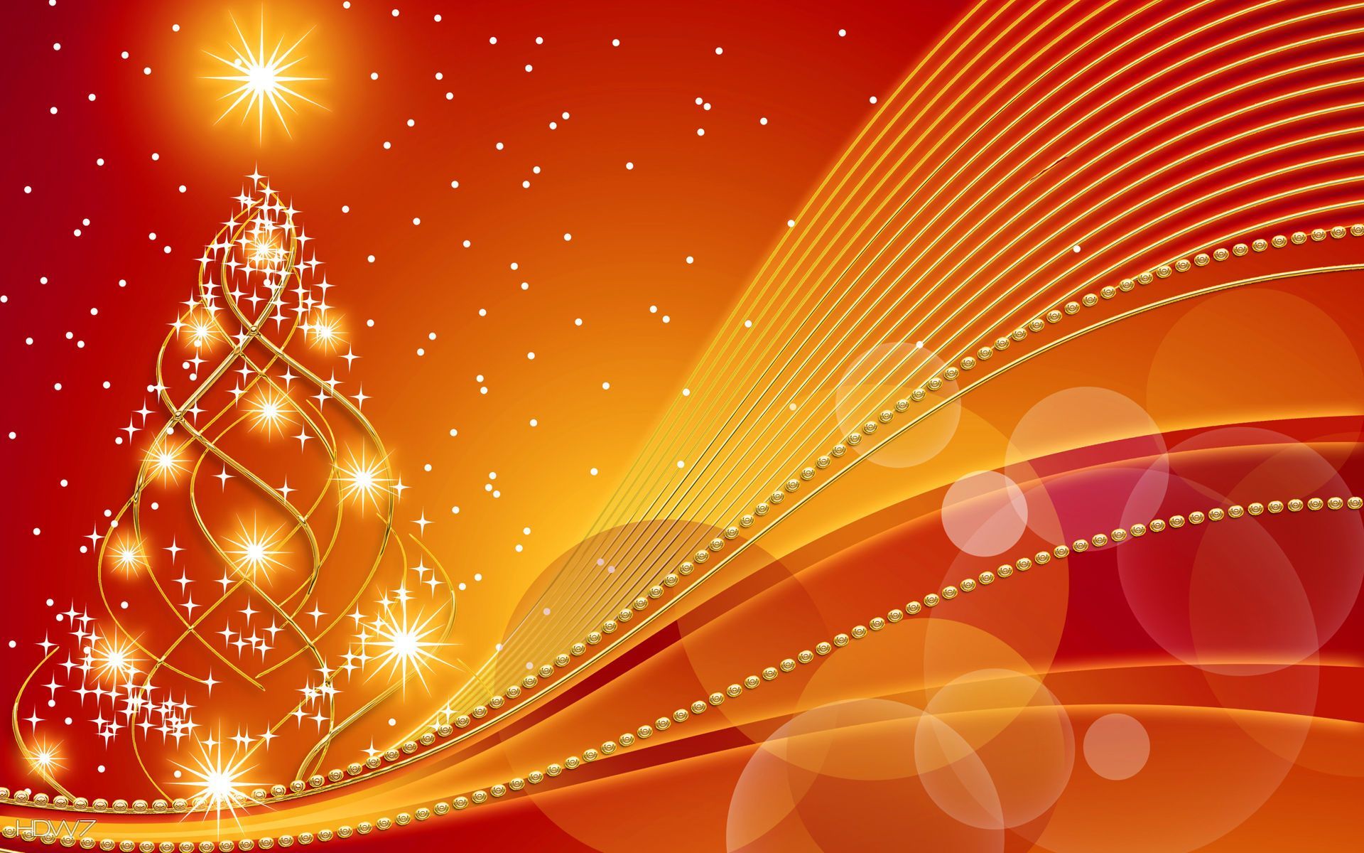 Orange Christmas Wallpaper Free Orange Christmas Background