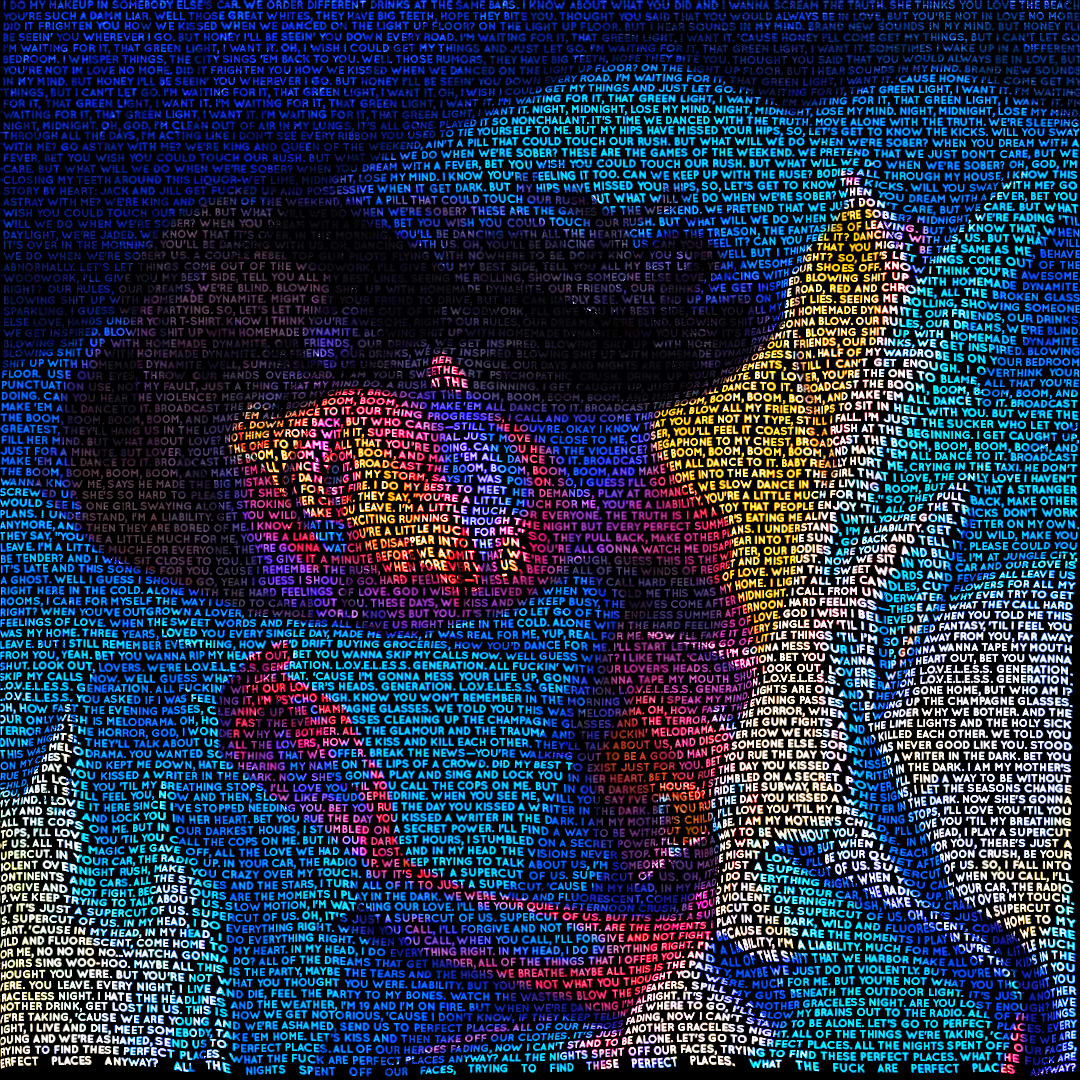 Hasbeenbiue: - #art #i #love #lyrics #melodrama #this #wow. Melodrama, Sillouette painting, Portraiture art