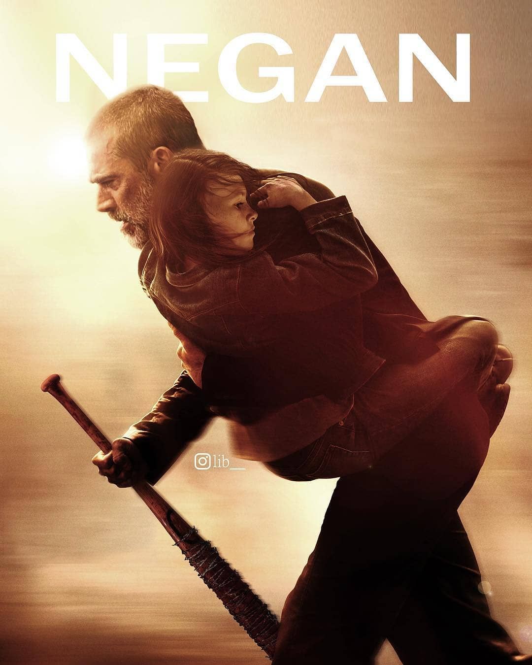 The Walking Dead on Instagram: “Negan and Judith FAN ART! ❣ Follow for more!. Negan walking dead, Fear the walking dead, Walking dead zombies