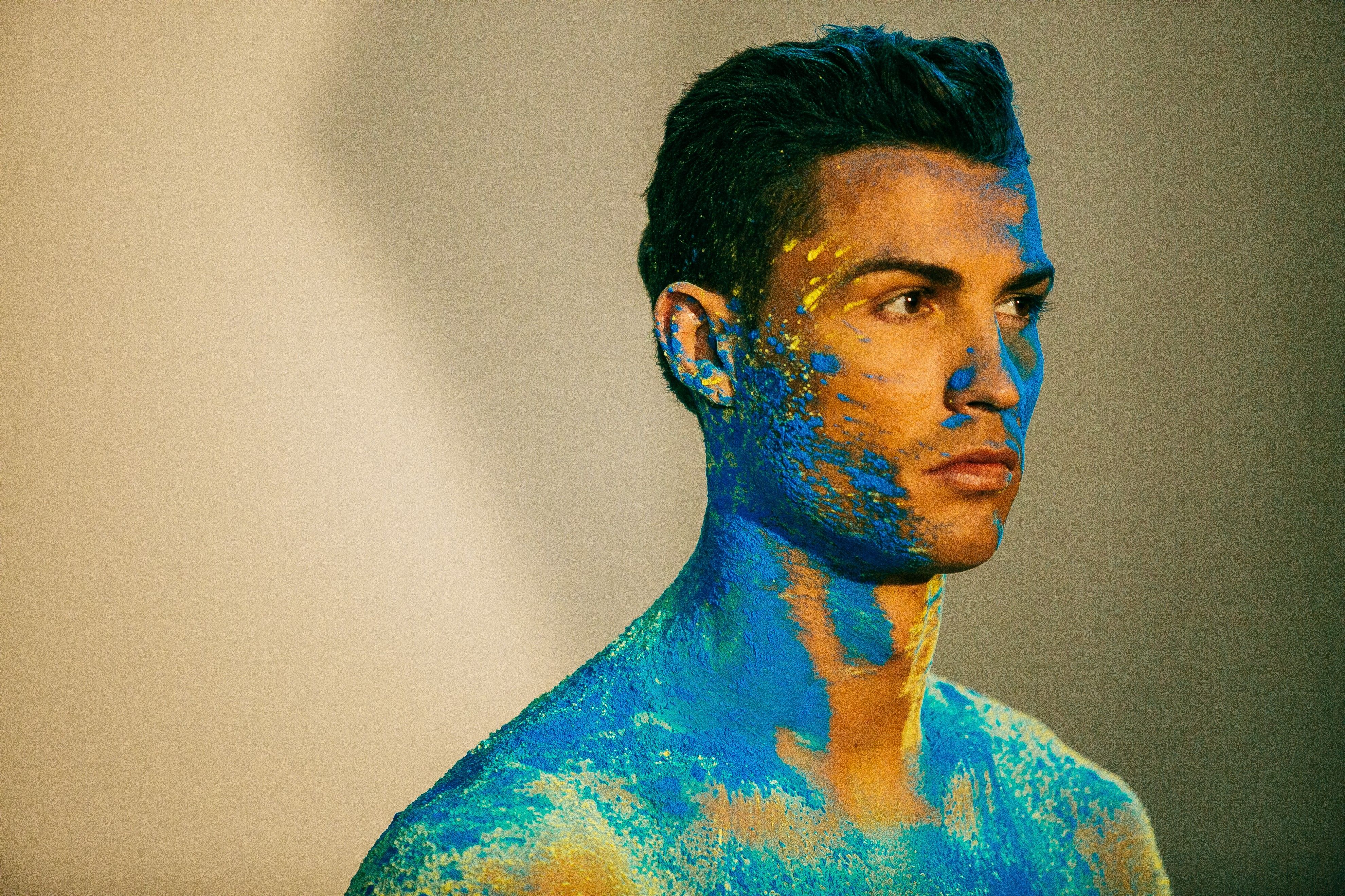 Cristiano Ronaldo Colors HD Wallpaper