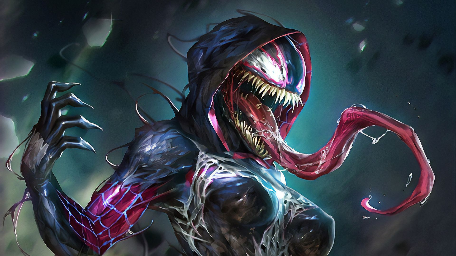 Art Lady Venom HD Wallpaper