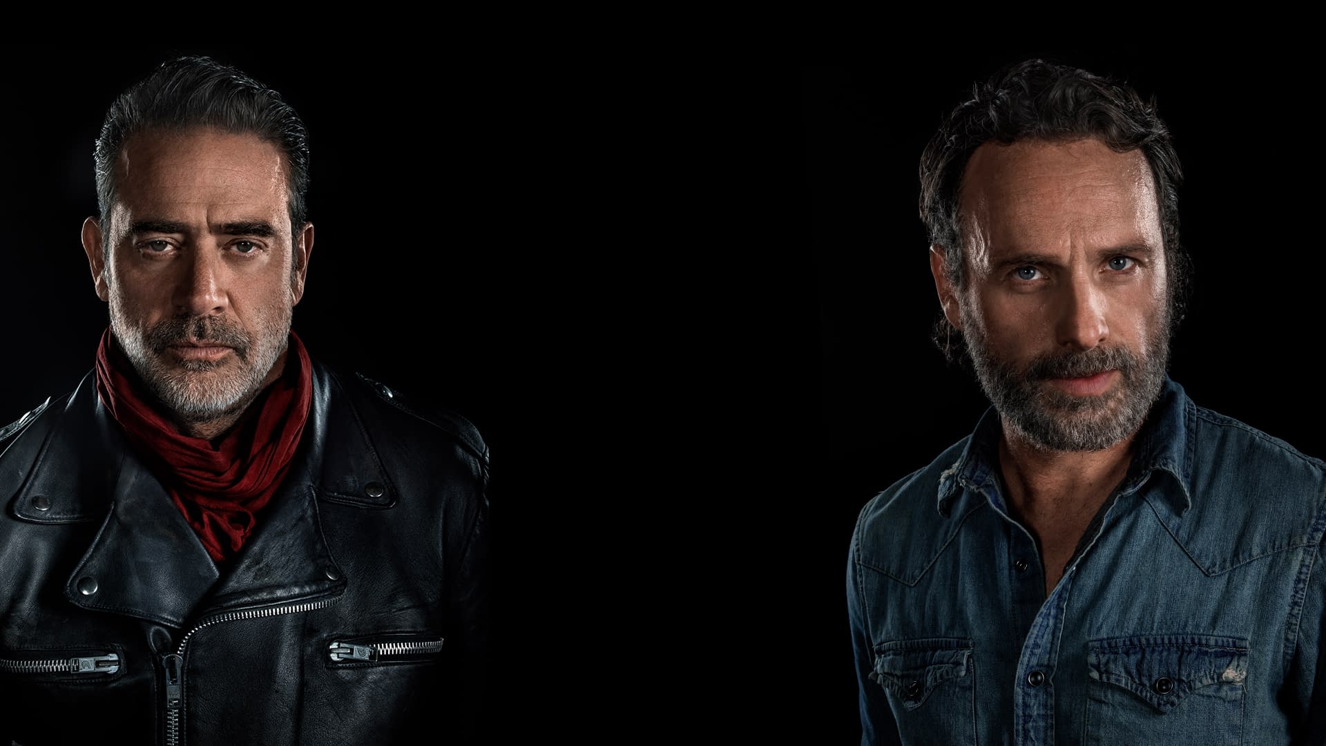 The Walking Dead Zoom Background Bring Rick and Negan to Meetings