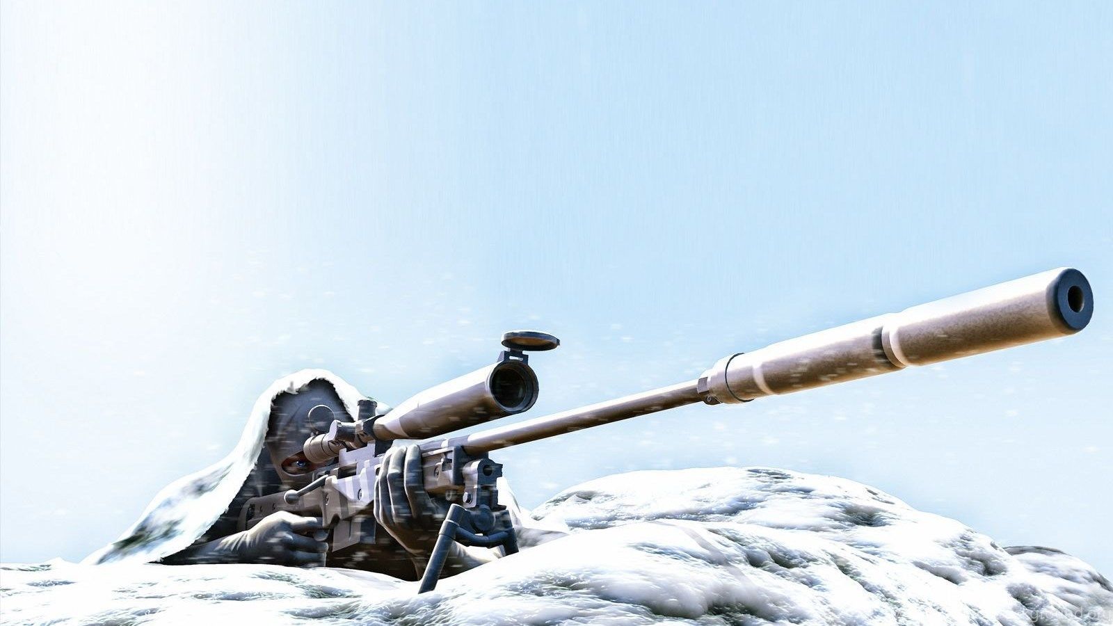 Marine Corps Winter Sniper Computer Wallpaper, Desktop. Desktop Background