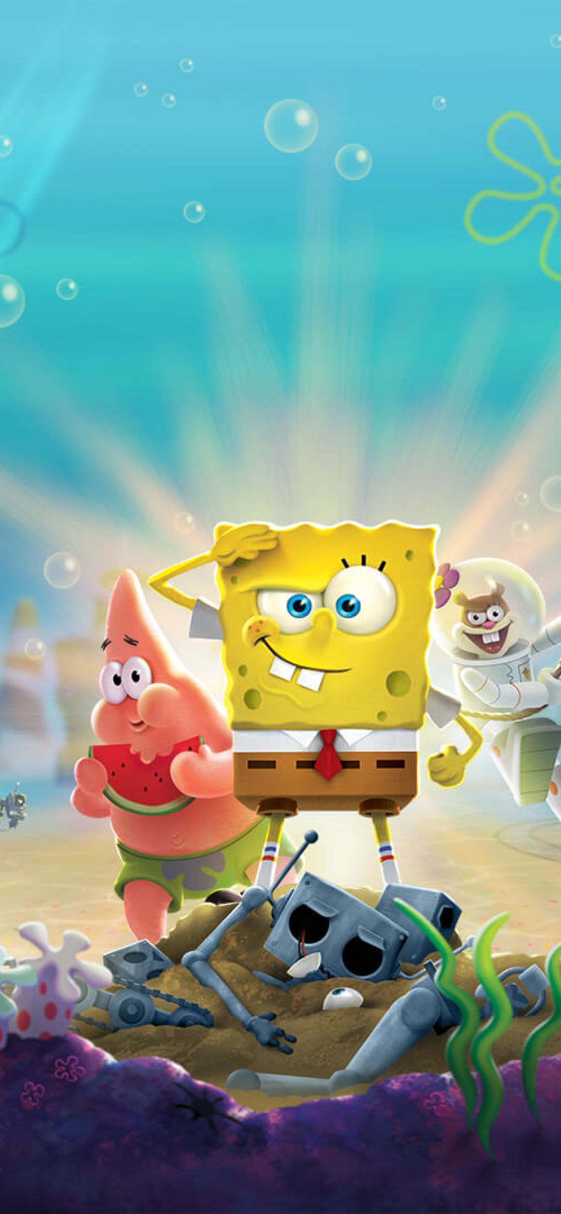 1125x2436 SpongeBob SquarePants Battle for Bikini Bottom Rehydrated Iphone XS,Iphone 10,Iphone X Wallpaper, HD Games 4K Wallpapers, Image, Photos and Backgrounds