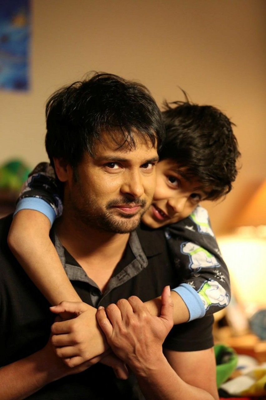 Amrinder Gill With Child Actor