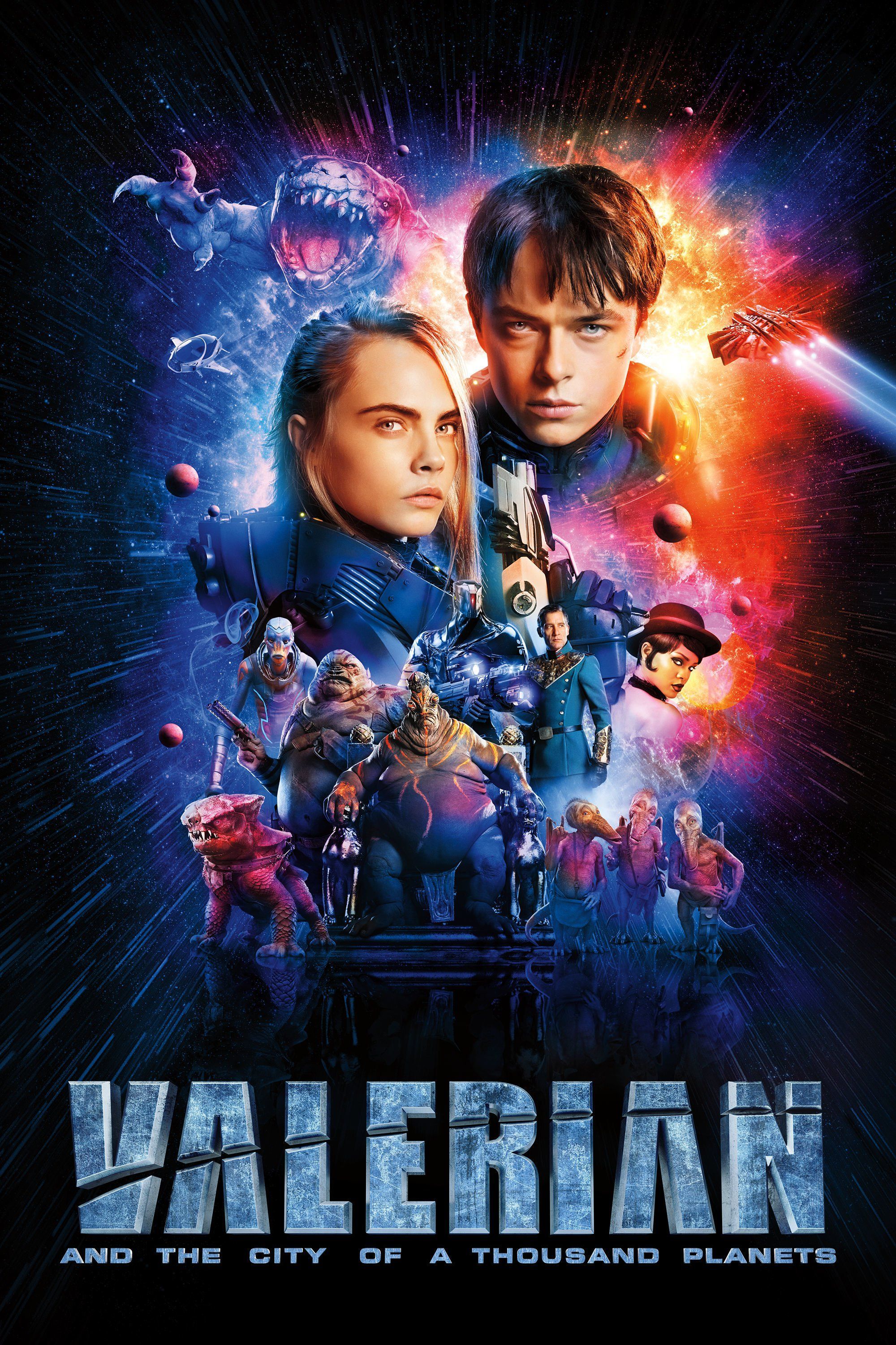 Movie Valerian and the City of a Thousand Planets Movie Poster. Planet movie, Valerian, Movie posters