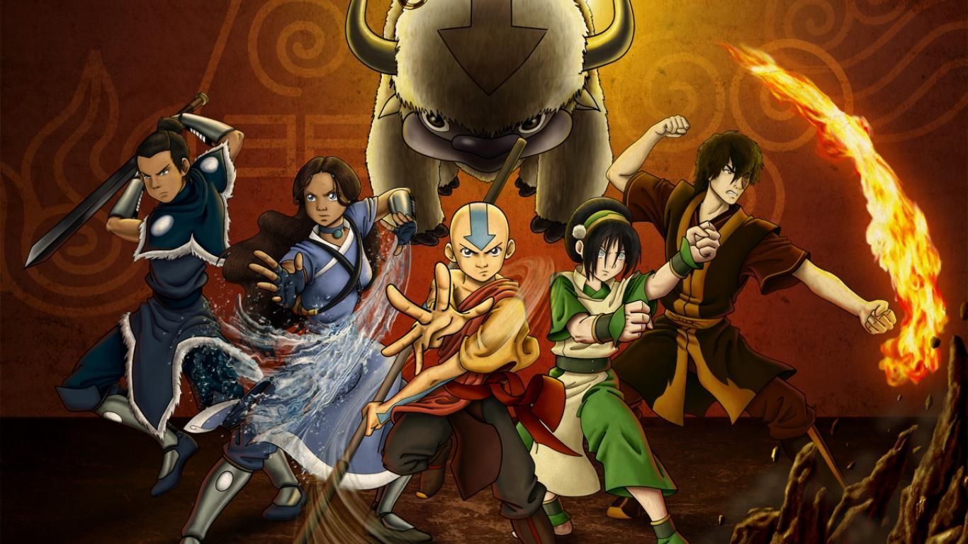 Aang and Zuko Wallpaper