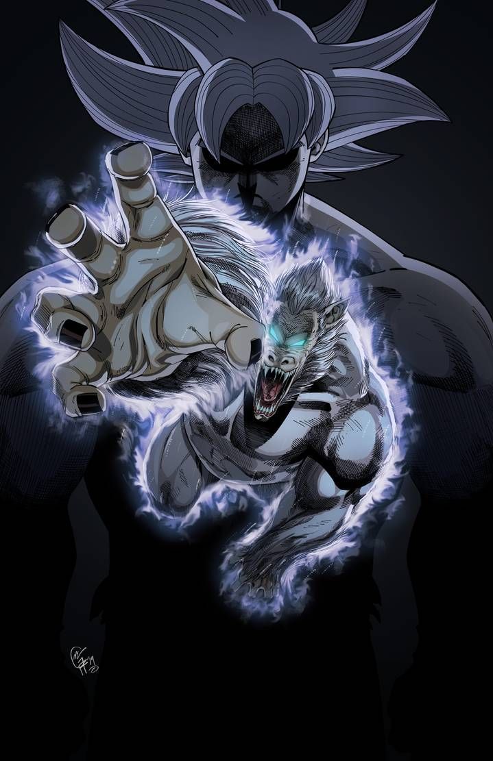 Ultra Instinct Goku (Oozaru). Dragon ball super manga, Anime dragon ball super, Dragon ball art