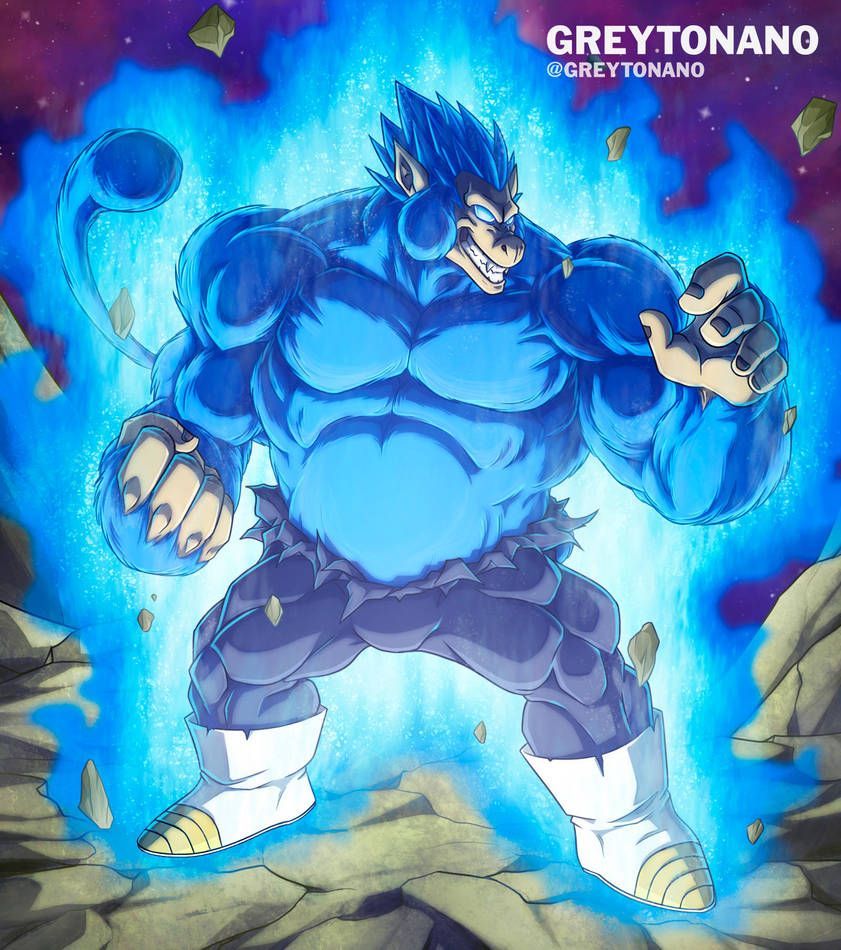 Ozaru Ultra Blue Vegeta. Anime dragon ball super, Dragon ball wallpaper, Dragon ball artwork