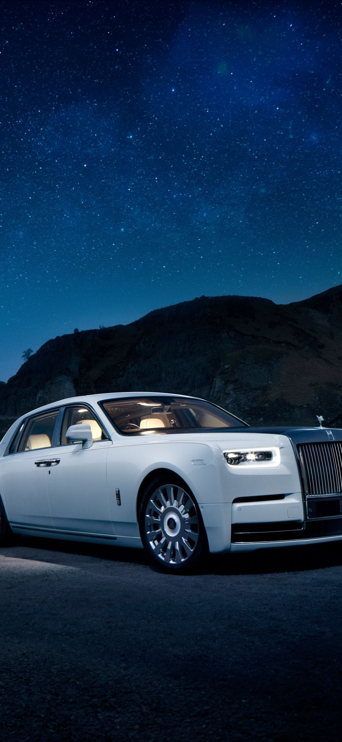 Download 1125x2436 Wallpaper White Rolls Royce Phantom Tranquillity, 2019, Iphone X 1125x2436 HD Image, Background, 19956