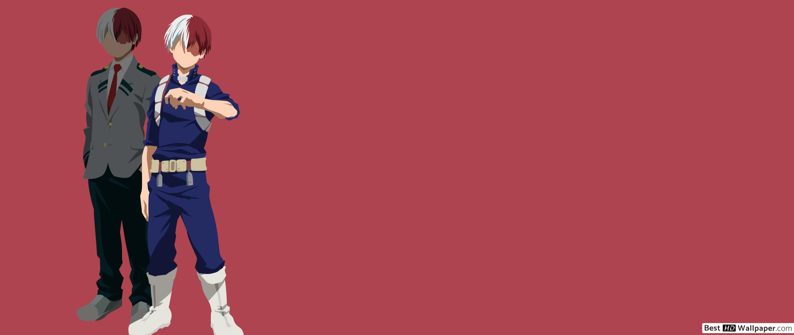 Todoroki Minimalistic Wallpapers - Wallpaper Cave