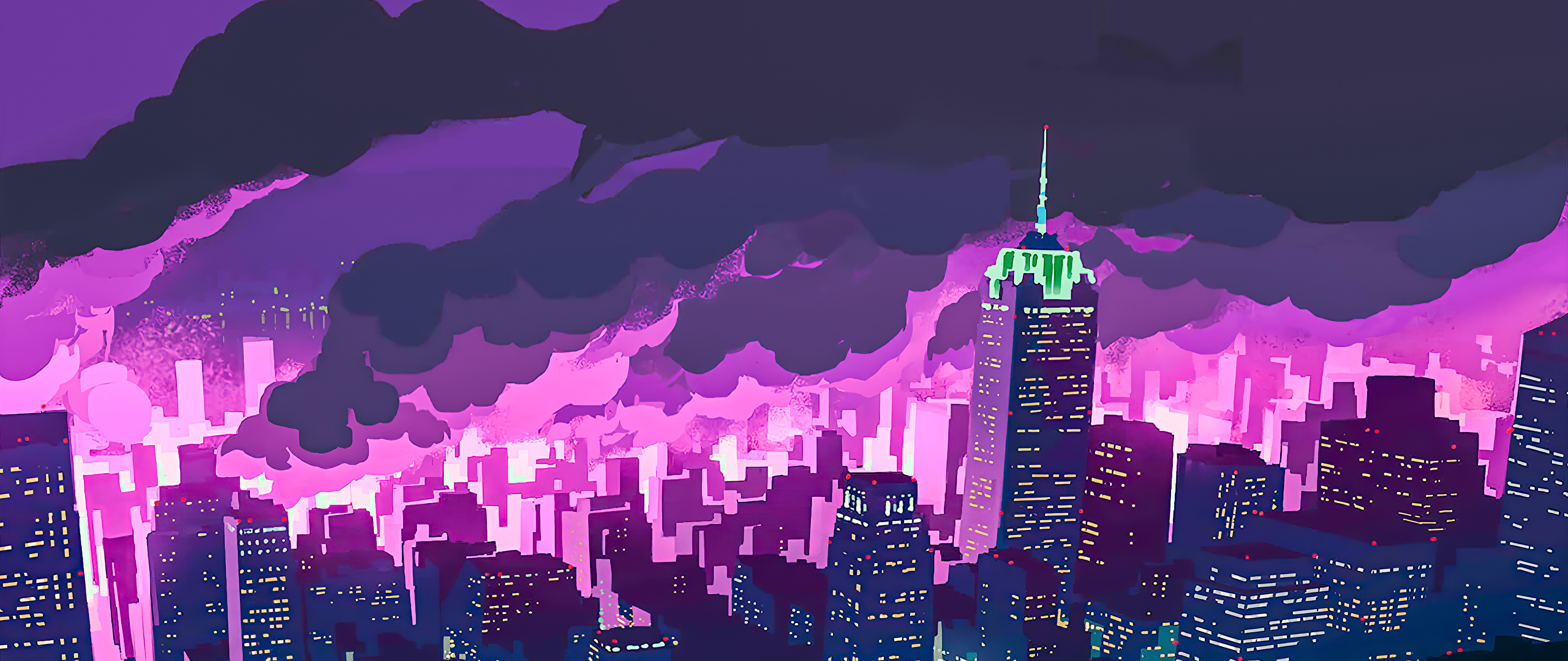 Promare Night City [3840x2160]