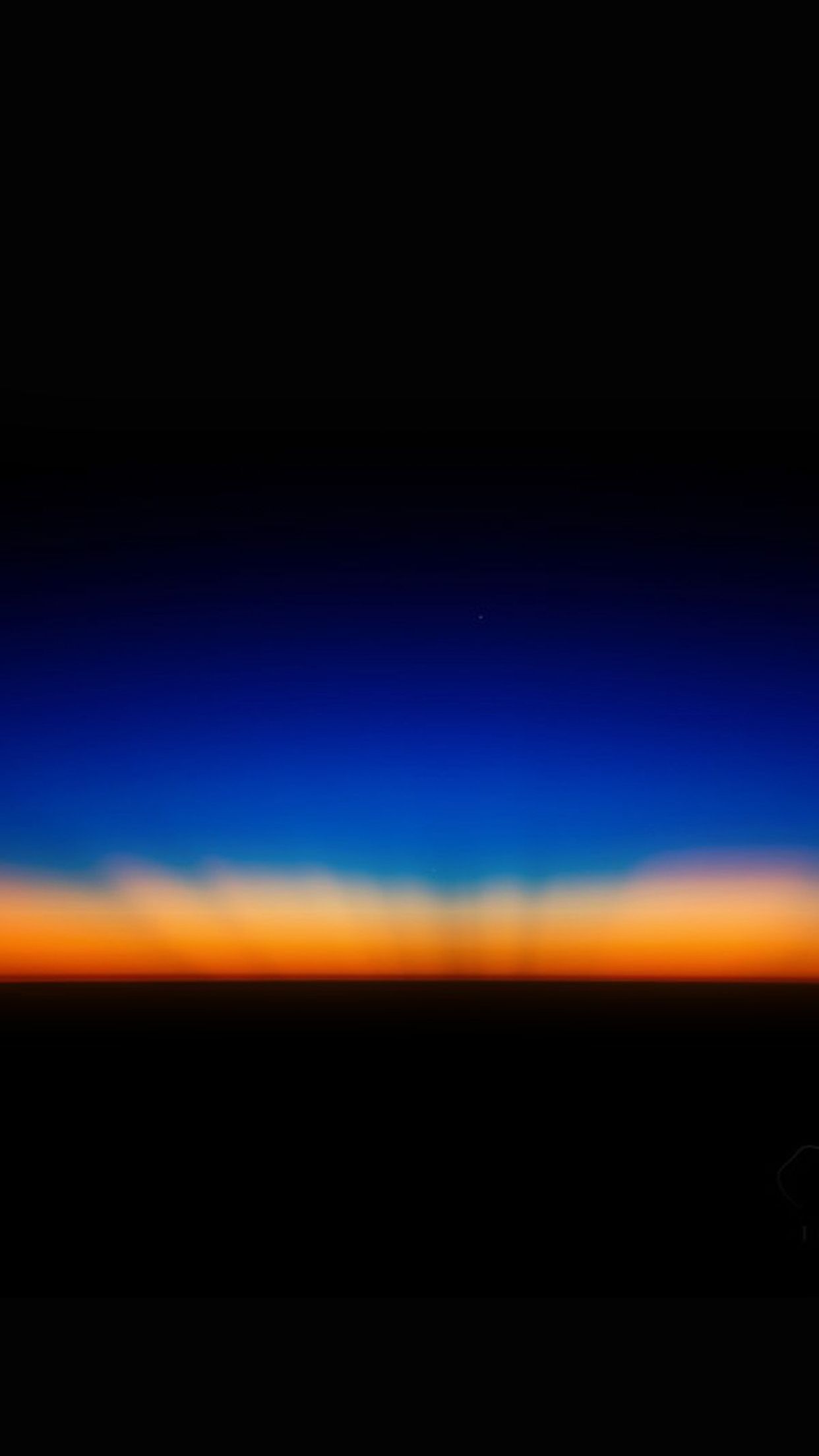 Sunset Dark Red Blue Horizontal Blur Gradation Wallpaper
