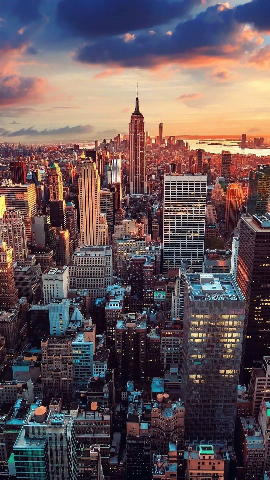 New York Sunset iPhone Wallpapers  Top Free New York Sunset iPhone  Backgrounds  WallpaperAccess