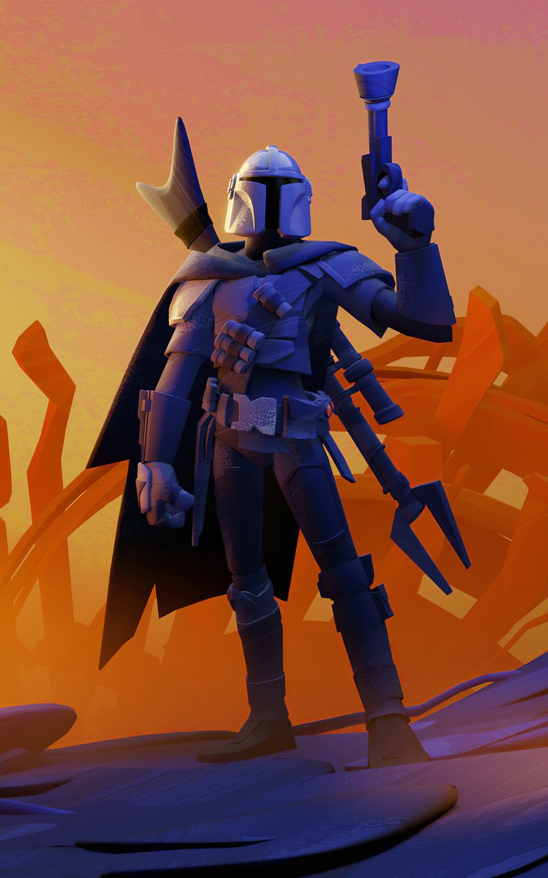 The Mandalorian 4kartwork New Nexus 7, Samsung Galaxy Tab 10, Note Android Tablets HD 4k Wallpaper, Image, Background, Photo and Picture