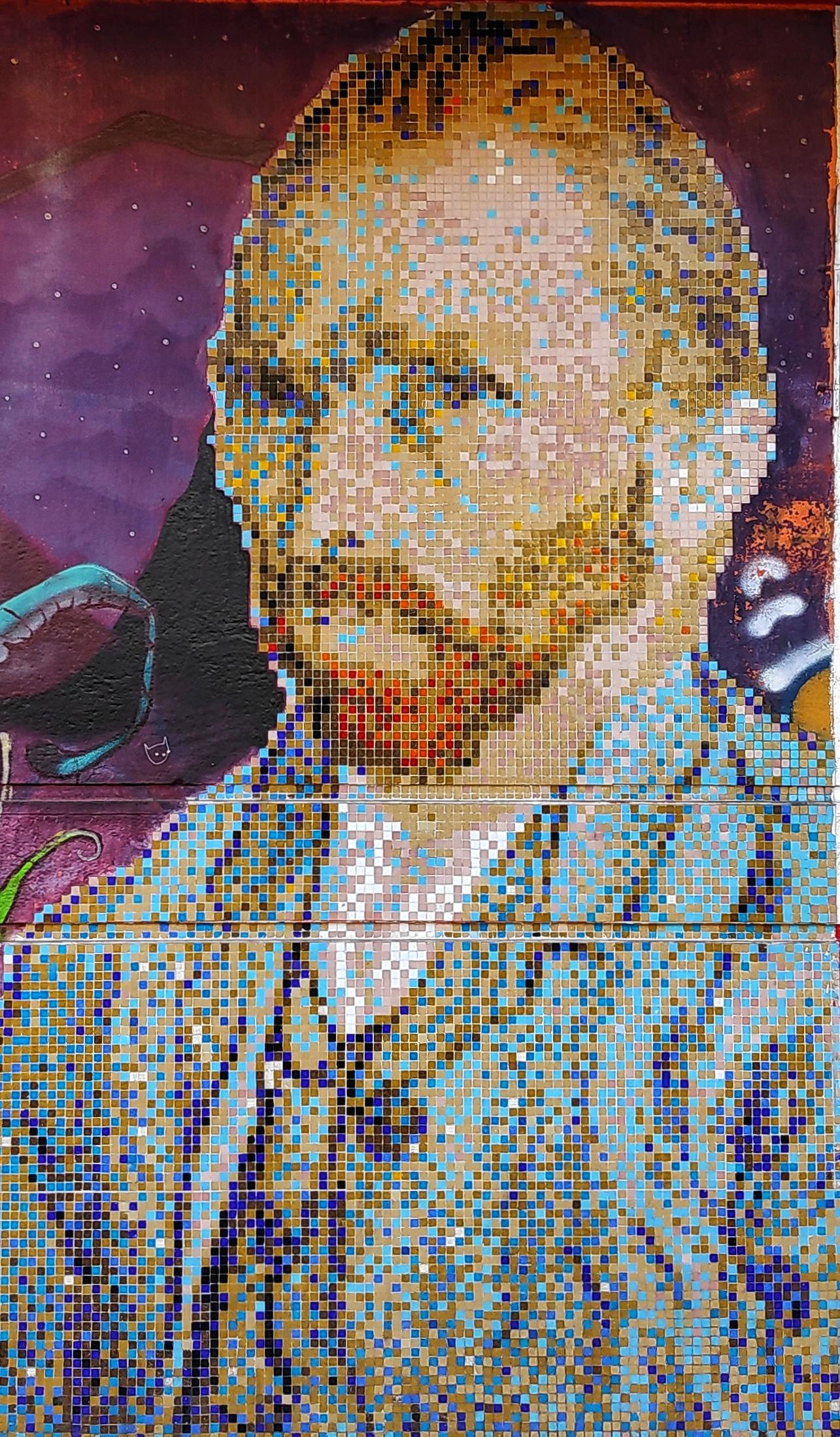 Mosaic Van Gogh / Santiago Chile. IPhone X Wallpaper X Wallpaper HD