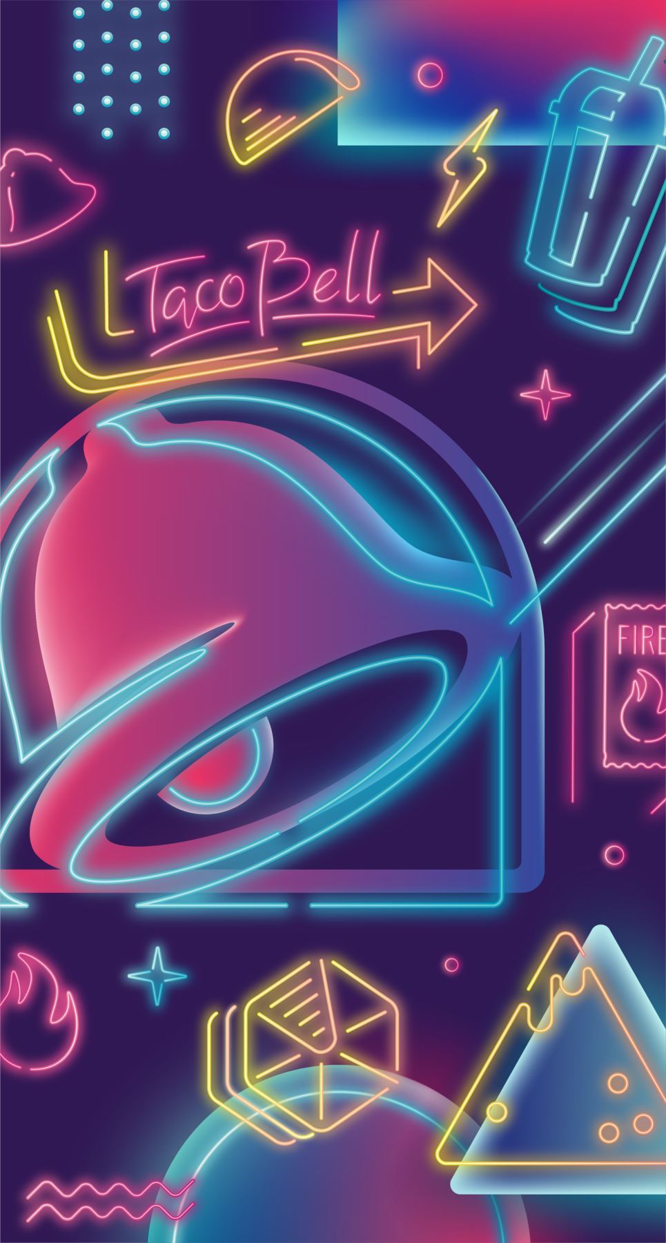 Taco Bell Wallpaper. iPhone wallpaper vintage, Photo wall collage, Phone wallpaper image