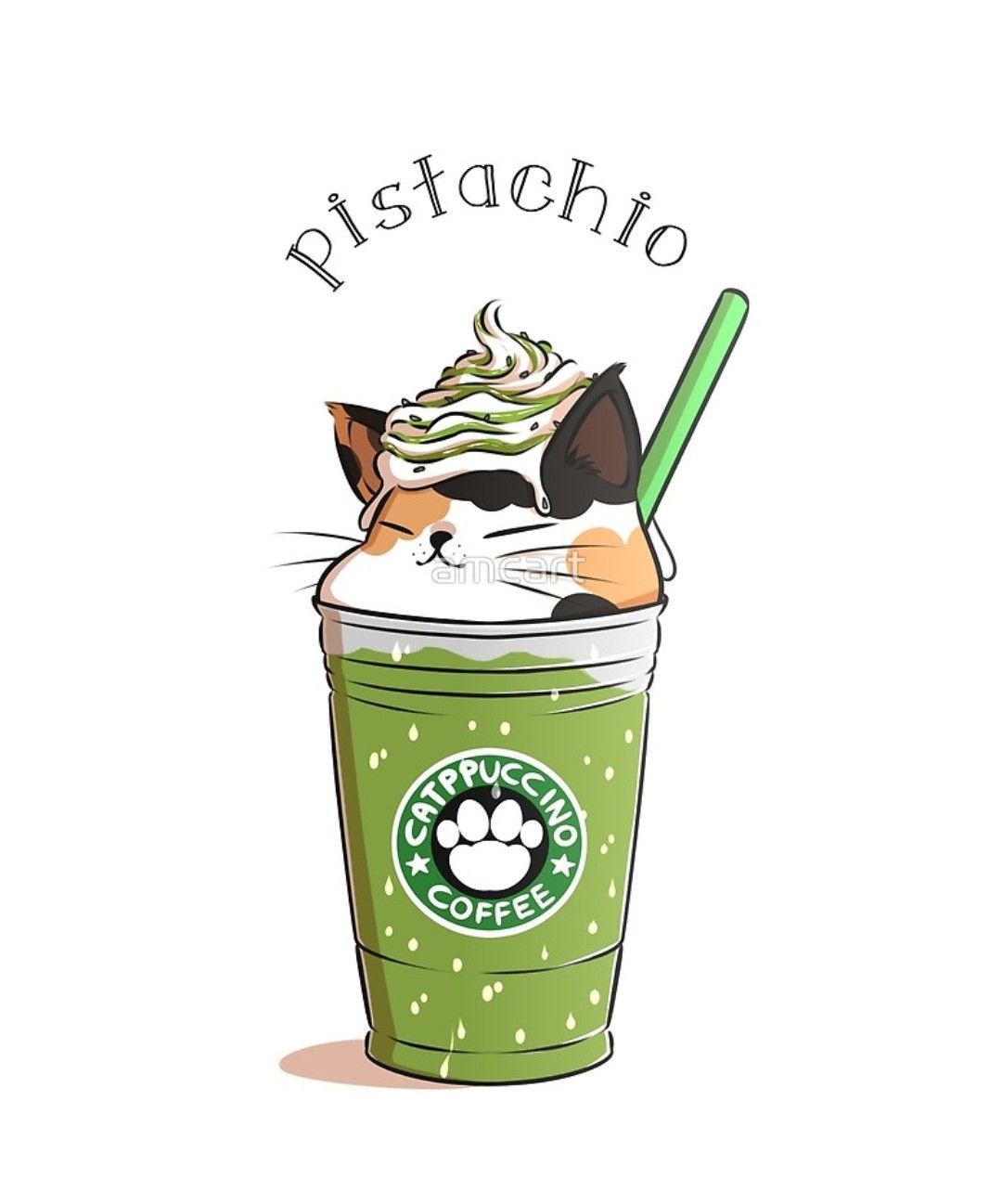 Catpuccino. Cute kawaii drawings, Cute cat drawing, Cute cartoon wallpaper