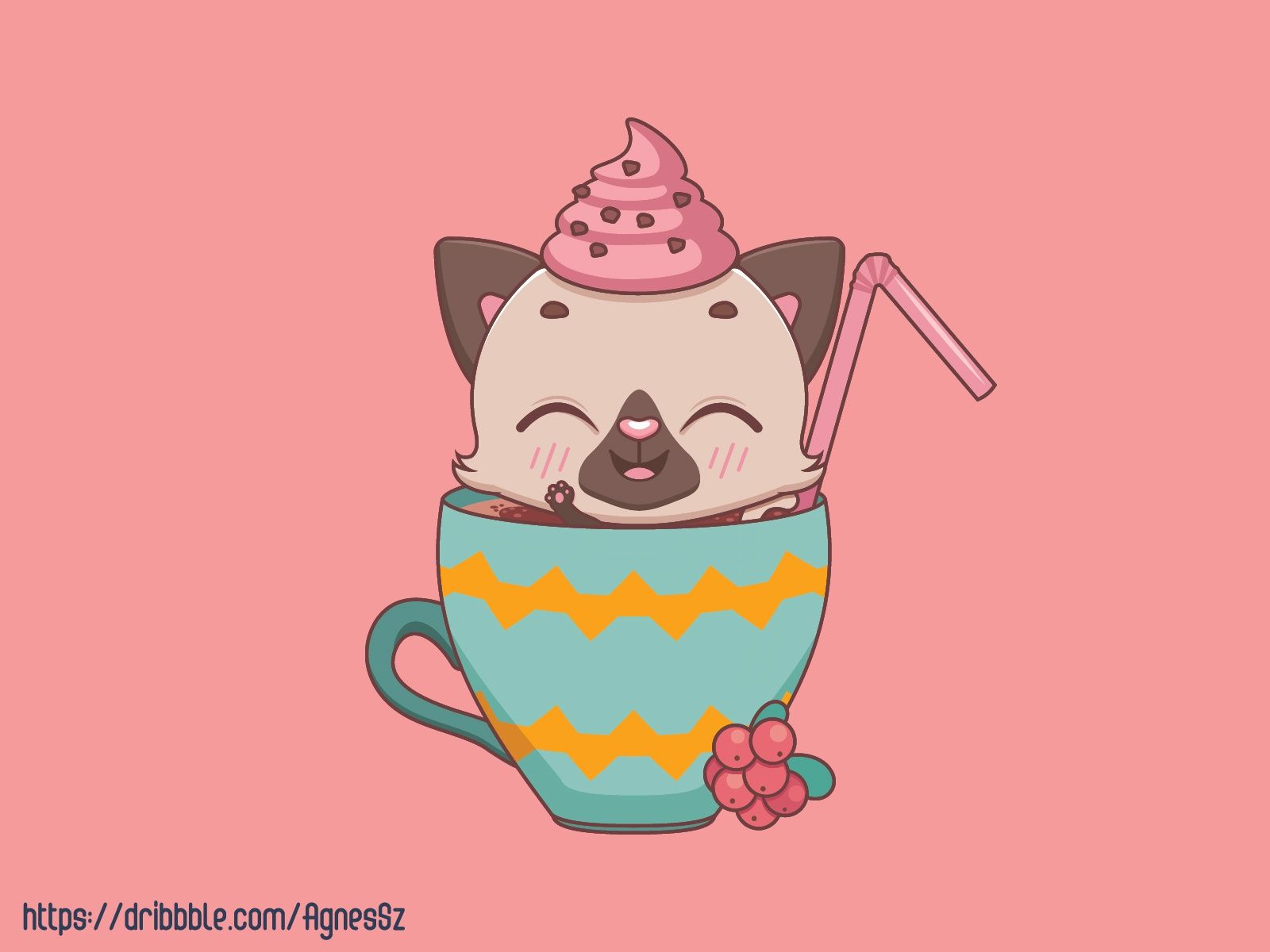 Delicious Catpuccino design