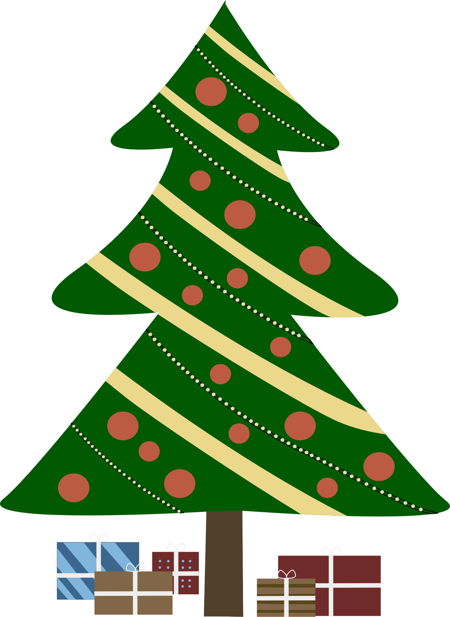Free Cartoon Christmas Tree, Download Free Clip Art, Free Clip Art on Clipart Library