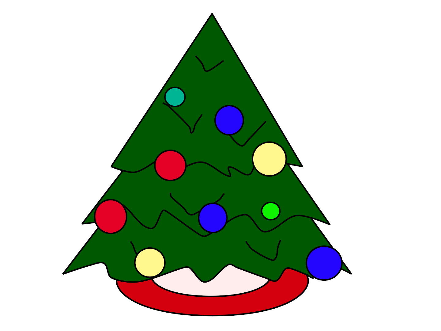 Christmas Tree Animation Desktop Wallpap