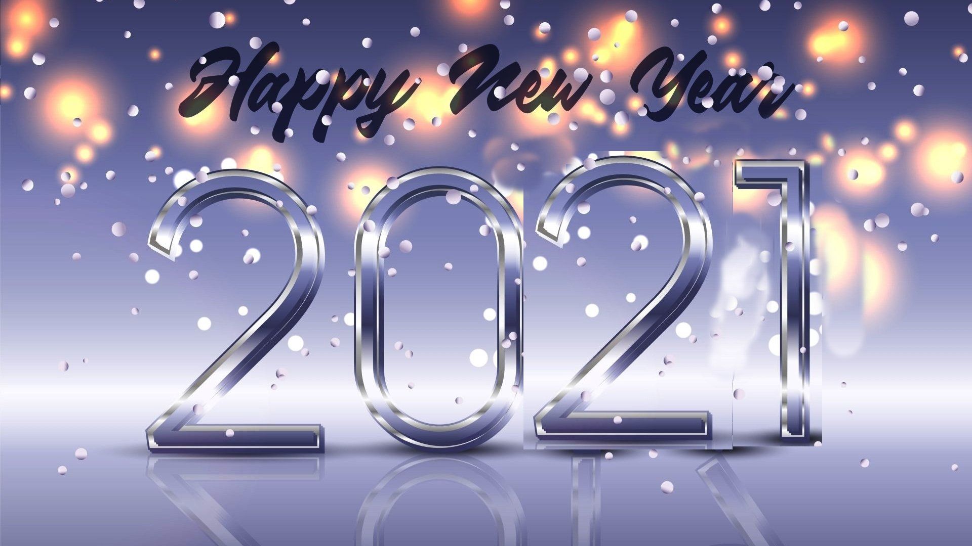Silver Shining New Year 2021 Wallpaper 72653
