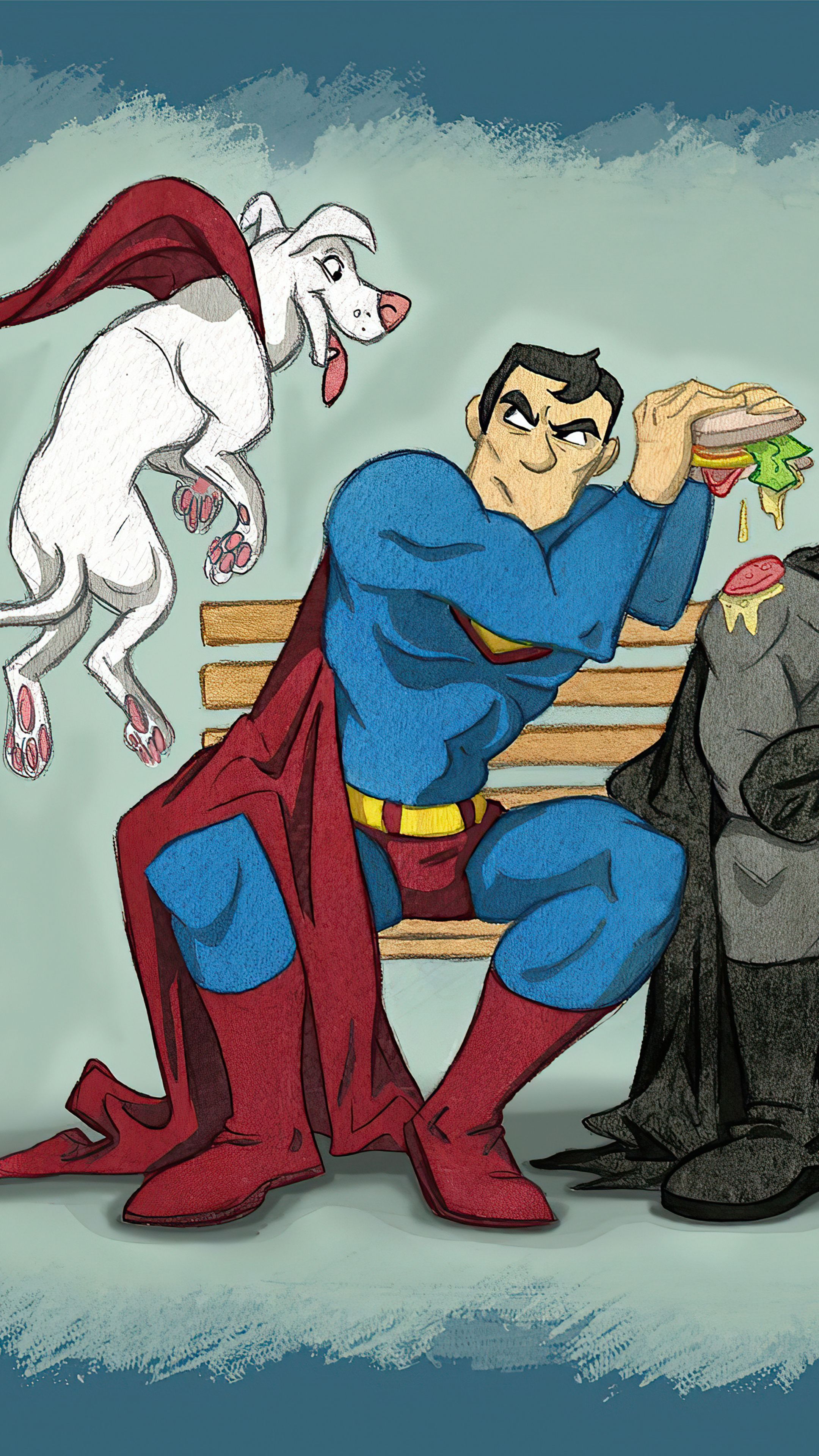 Krypto The Superdog And Acebatman Sony Xperia X, XZ, Z5 Premium HD 4k Wallpaper, Image, Background, Photo and Picture