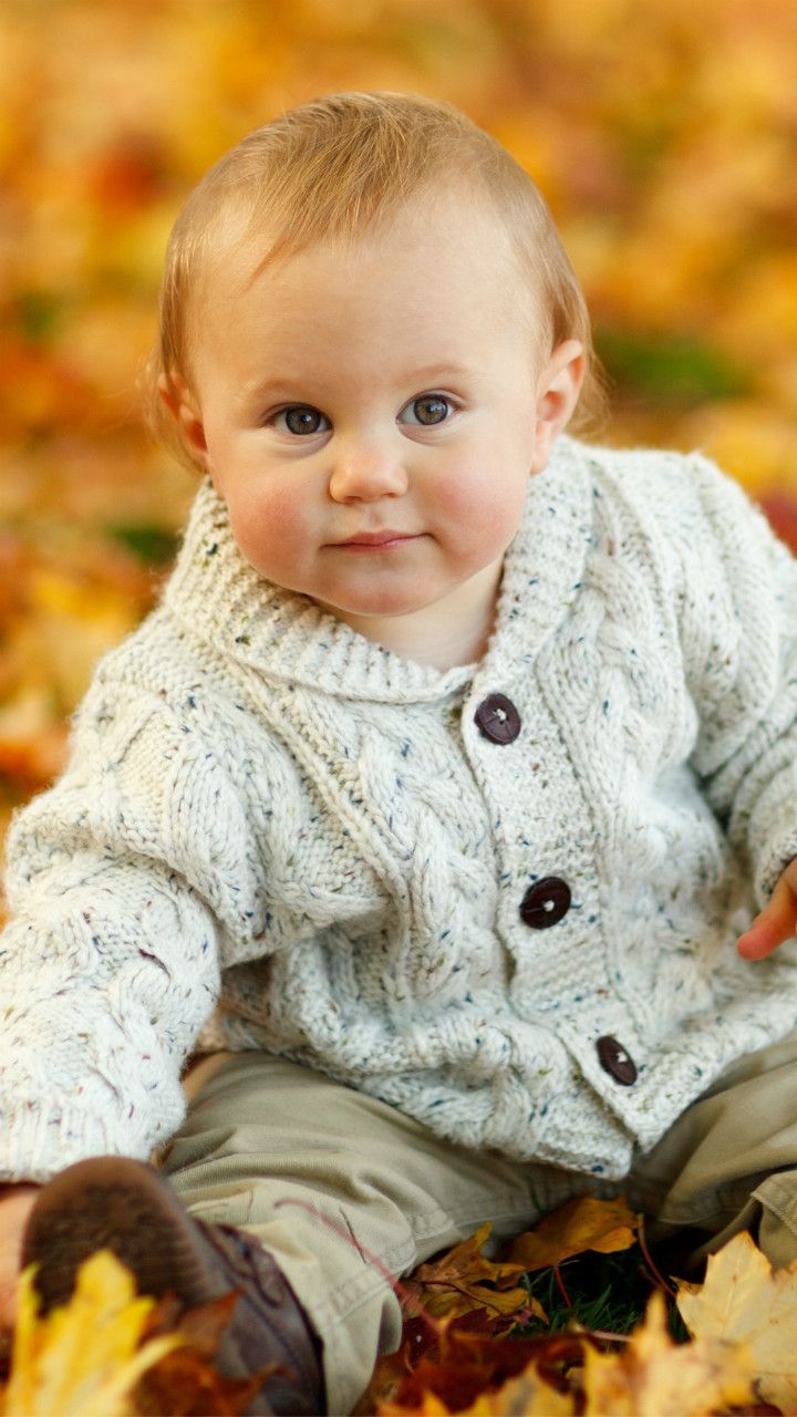 Autumn Baby Cute Wallpaper Wallpaper Mobile Baby